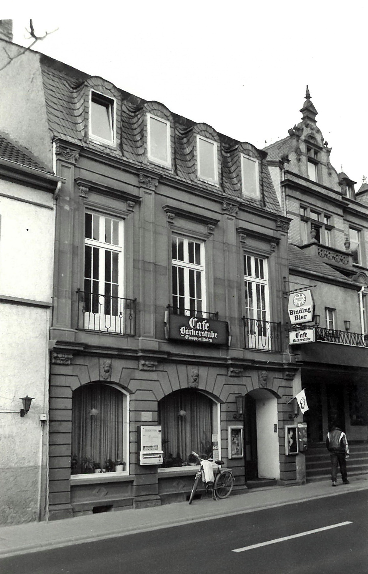 Das Café um 1980