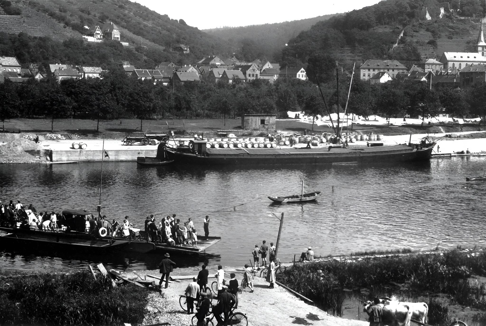 Die Mainfähre 1929