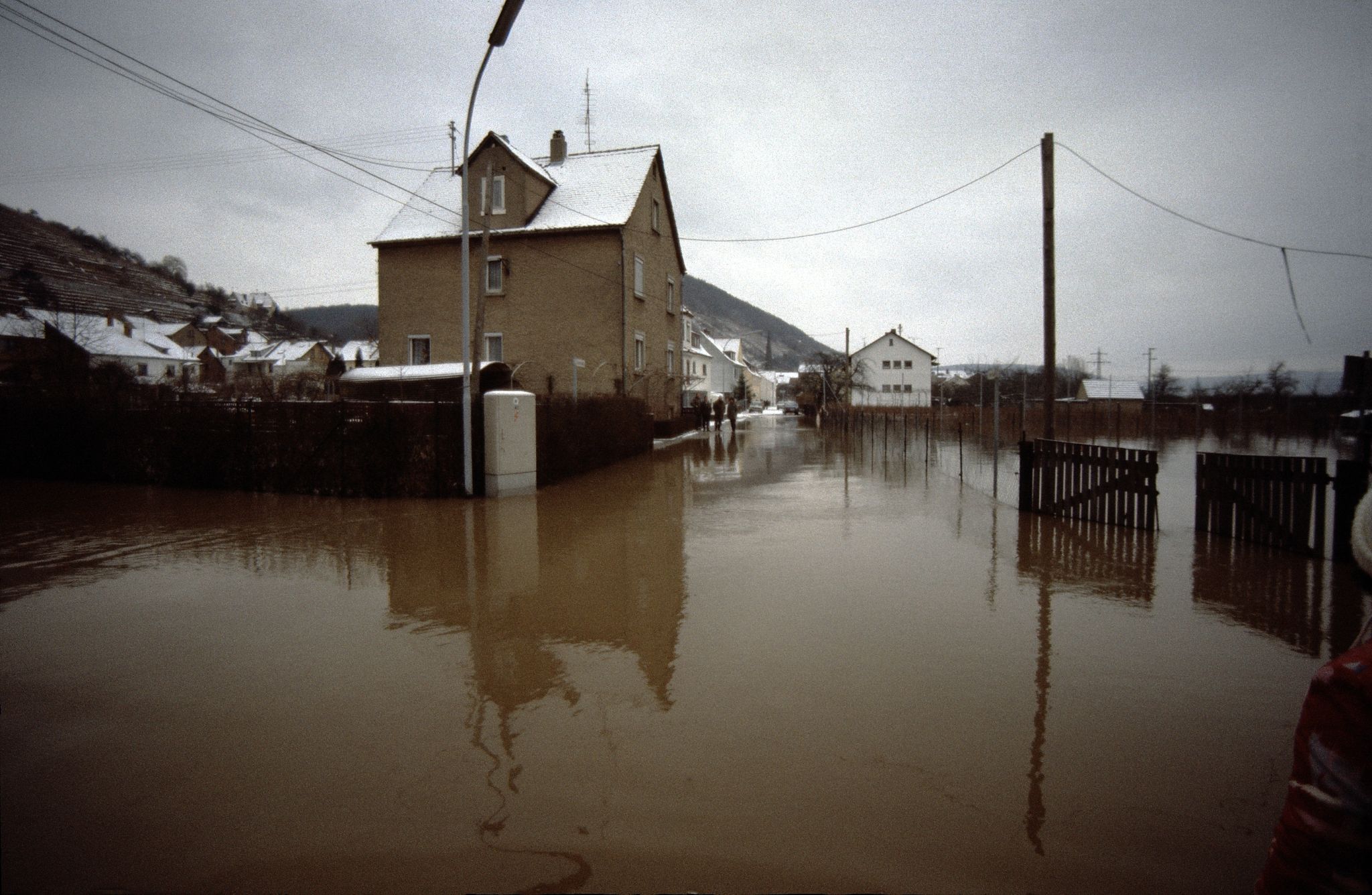 Hochwasser 1970 in der Jahnstraße