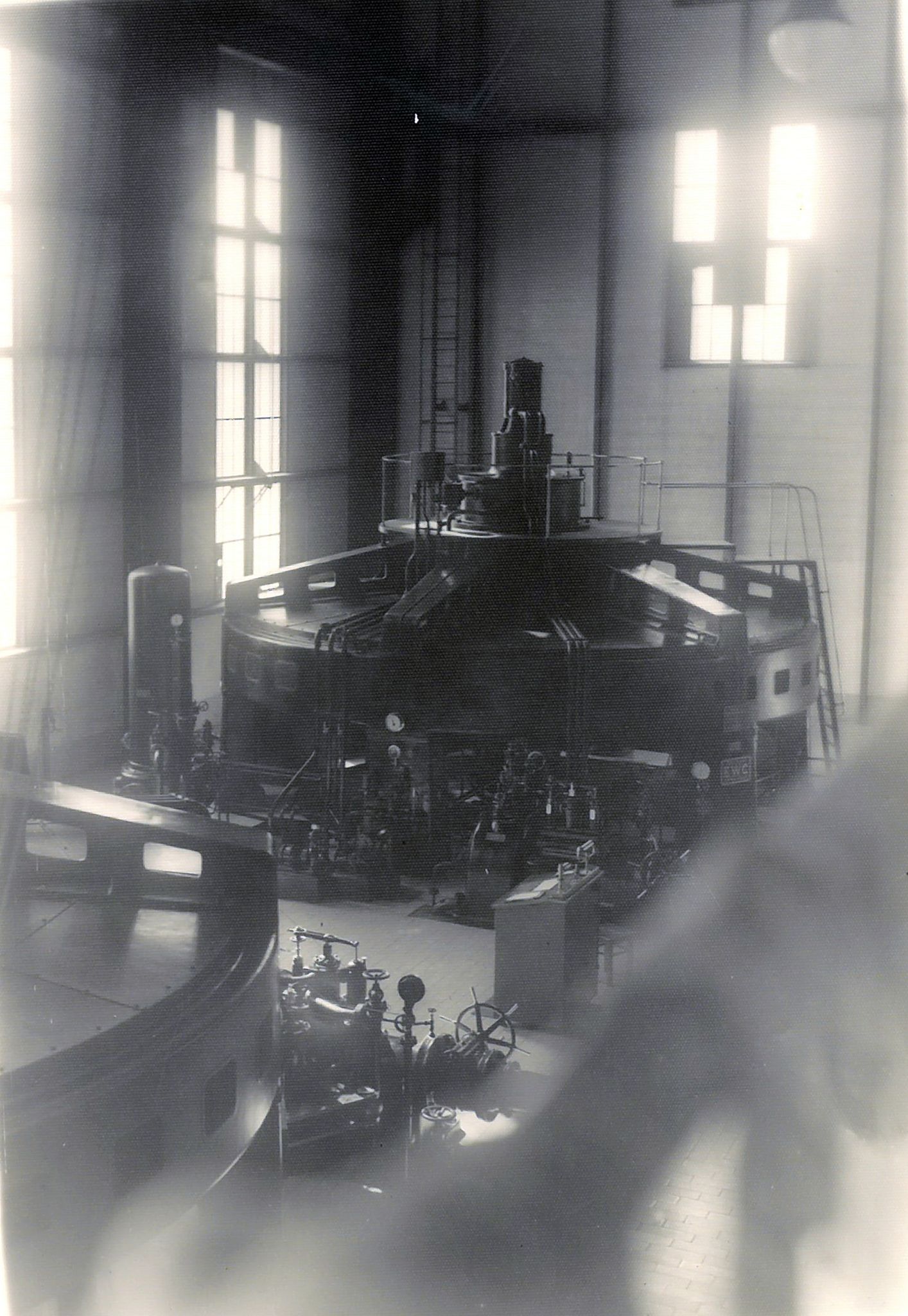 Bau des Kraftwerks 1929