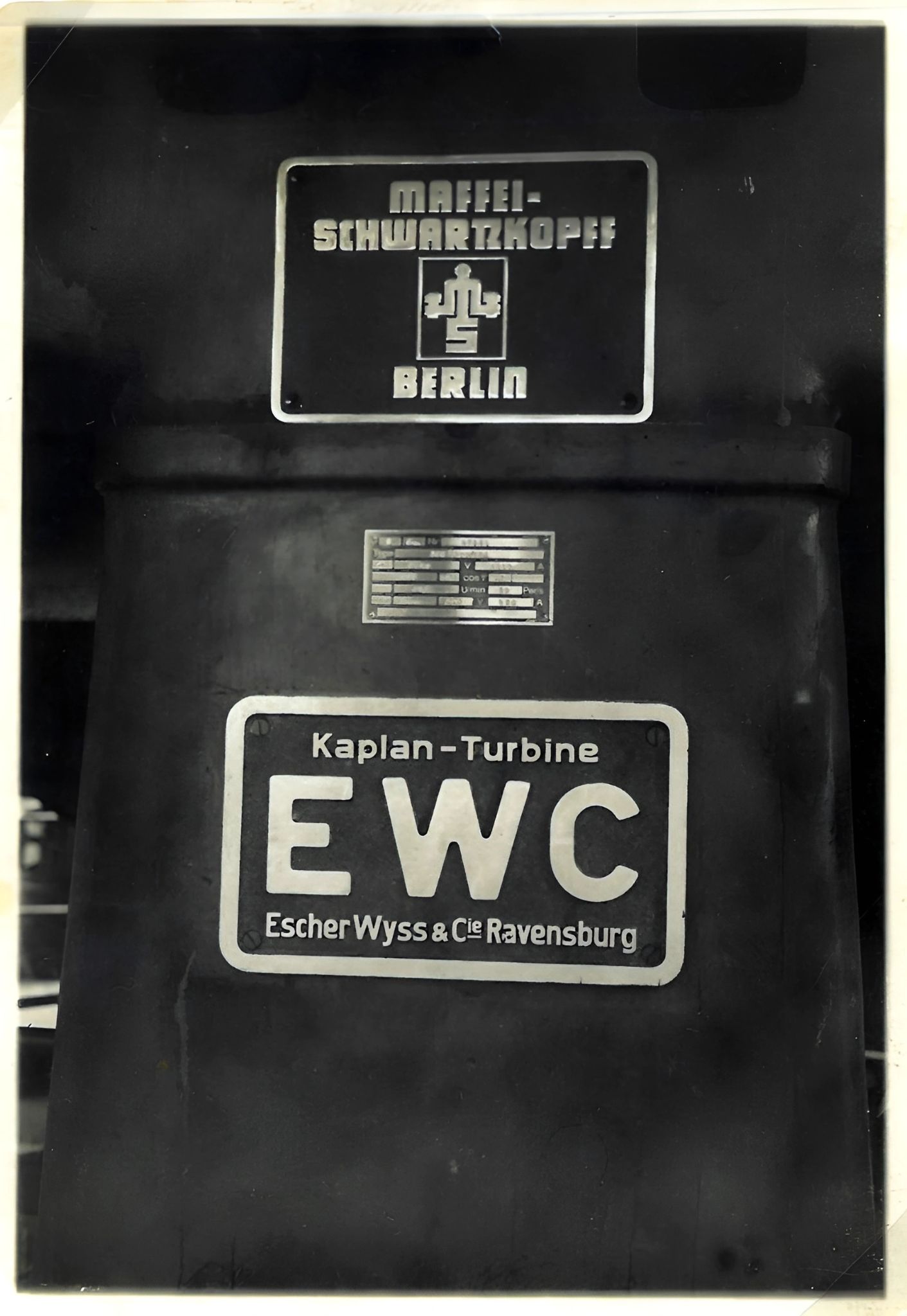 Bau des Kraftwerks 1929