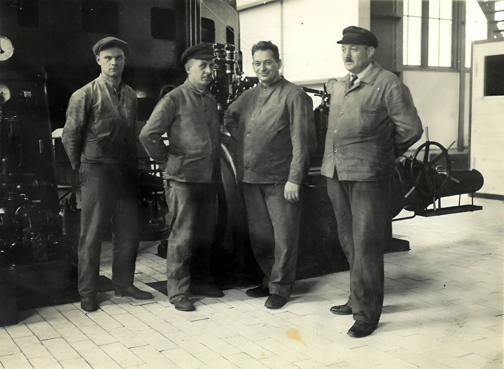 Bau des Kraftwerks 1929