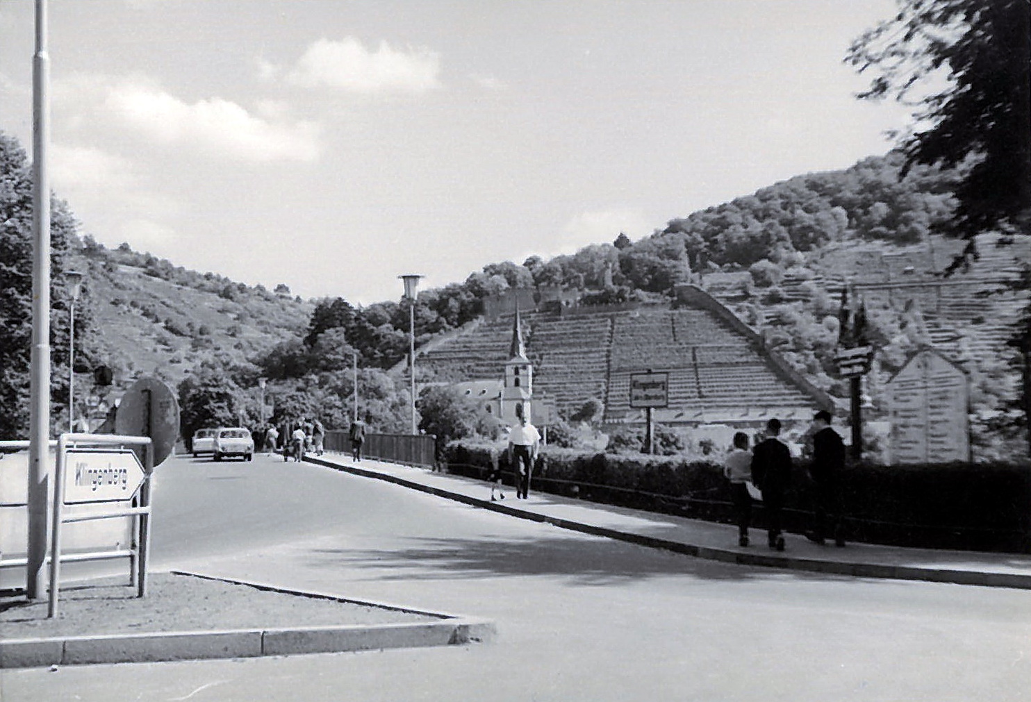 Die Mainbrücke 1960