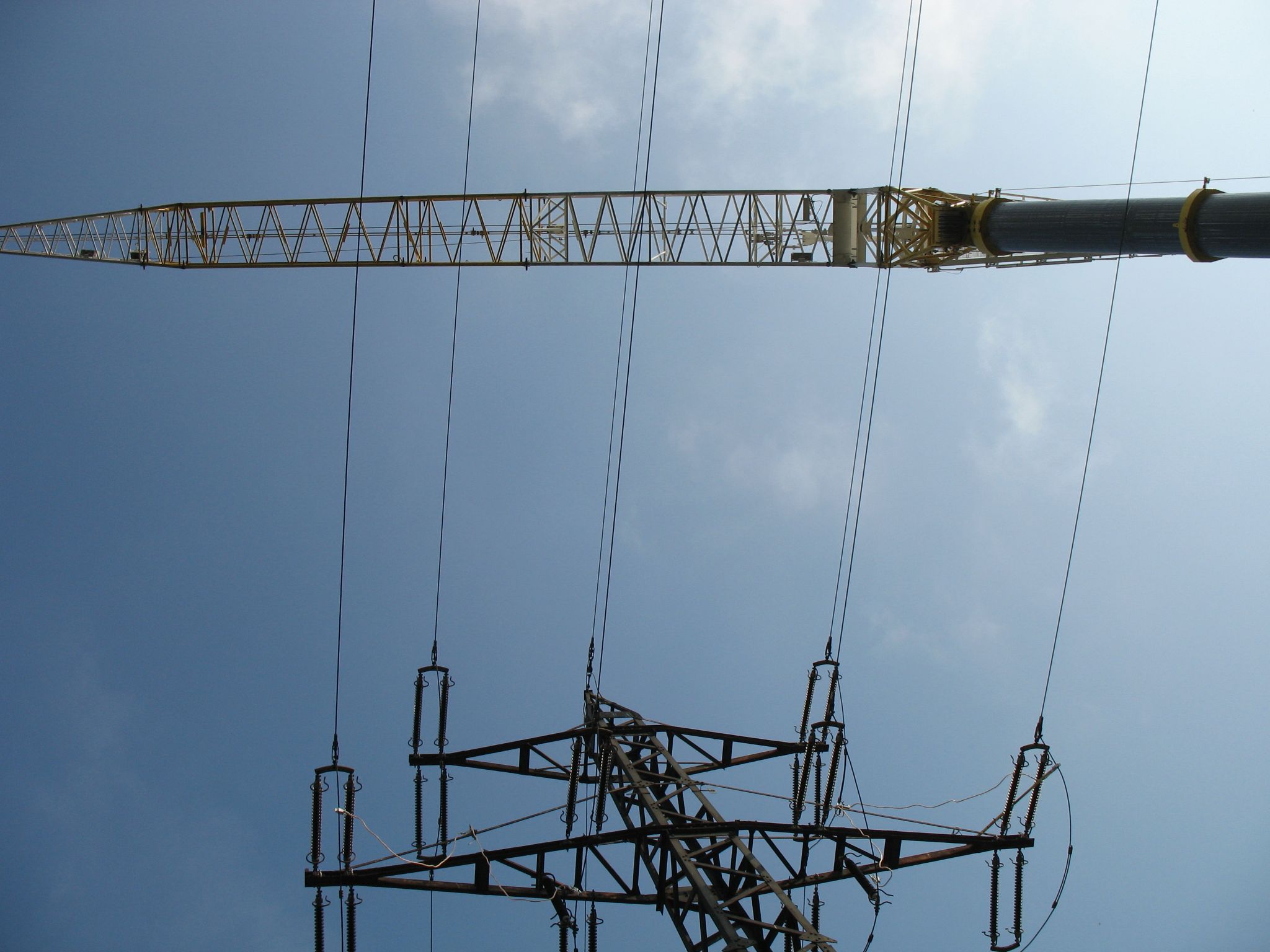 Sanierung der Mainbrücke im Jahr 2006