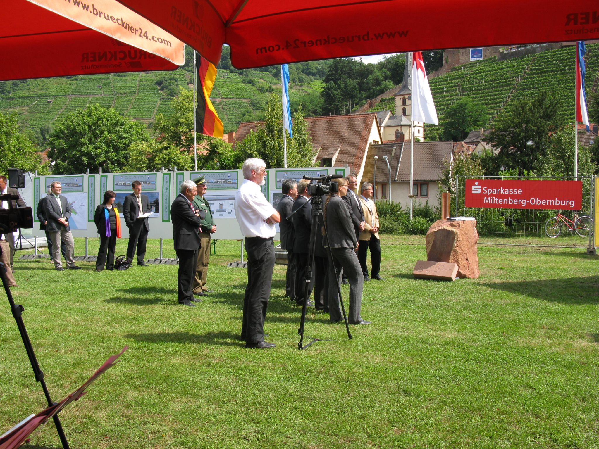 Grundsteinlegung am 30.07.2010