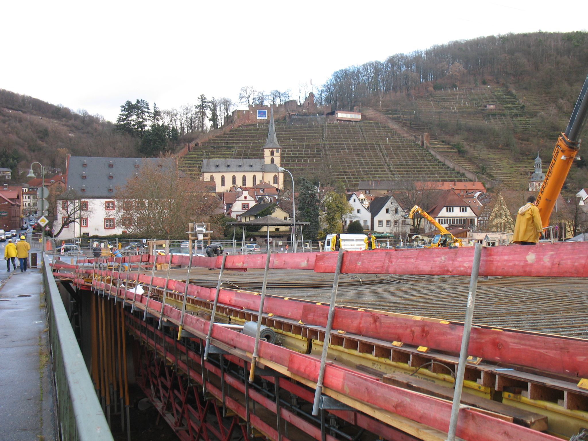Baustahlverlegung im östliche Abschnitt