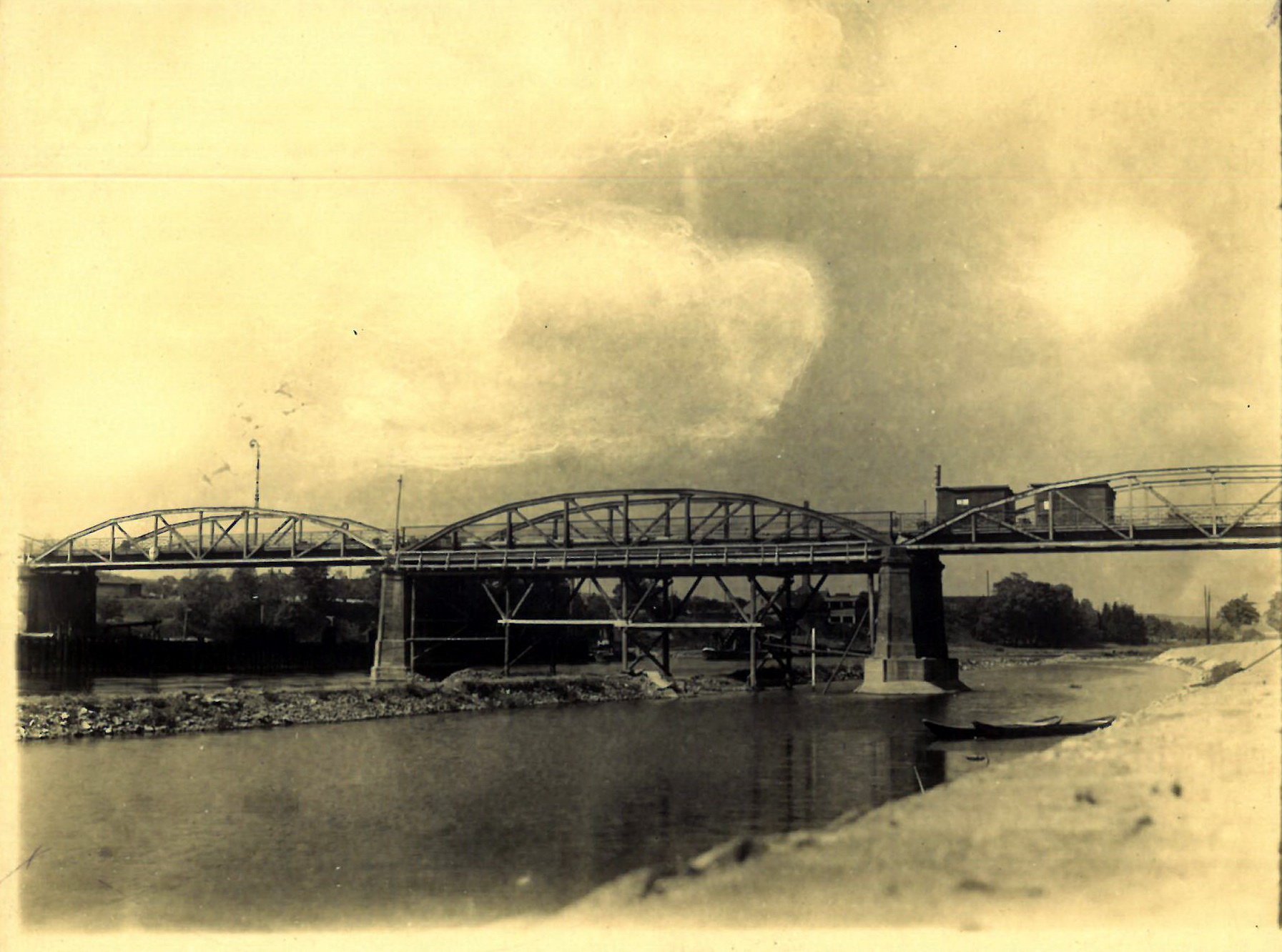 Der Brückenabschnitt ist wieder repariert