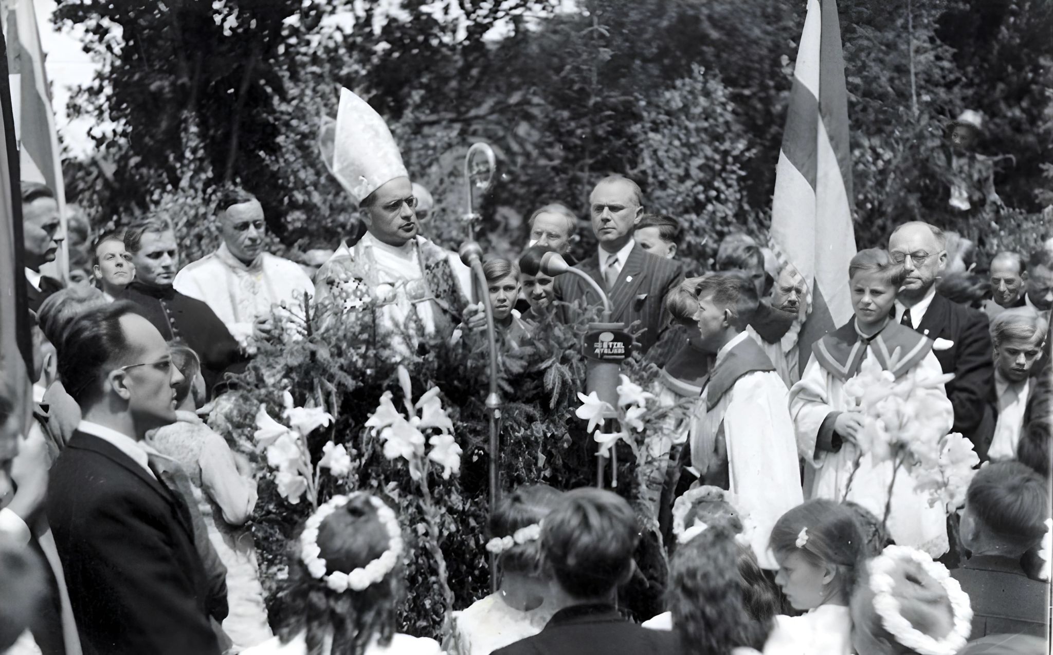Einweihung der Mainbrücke am 29. Juni 1949