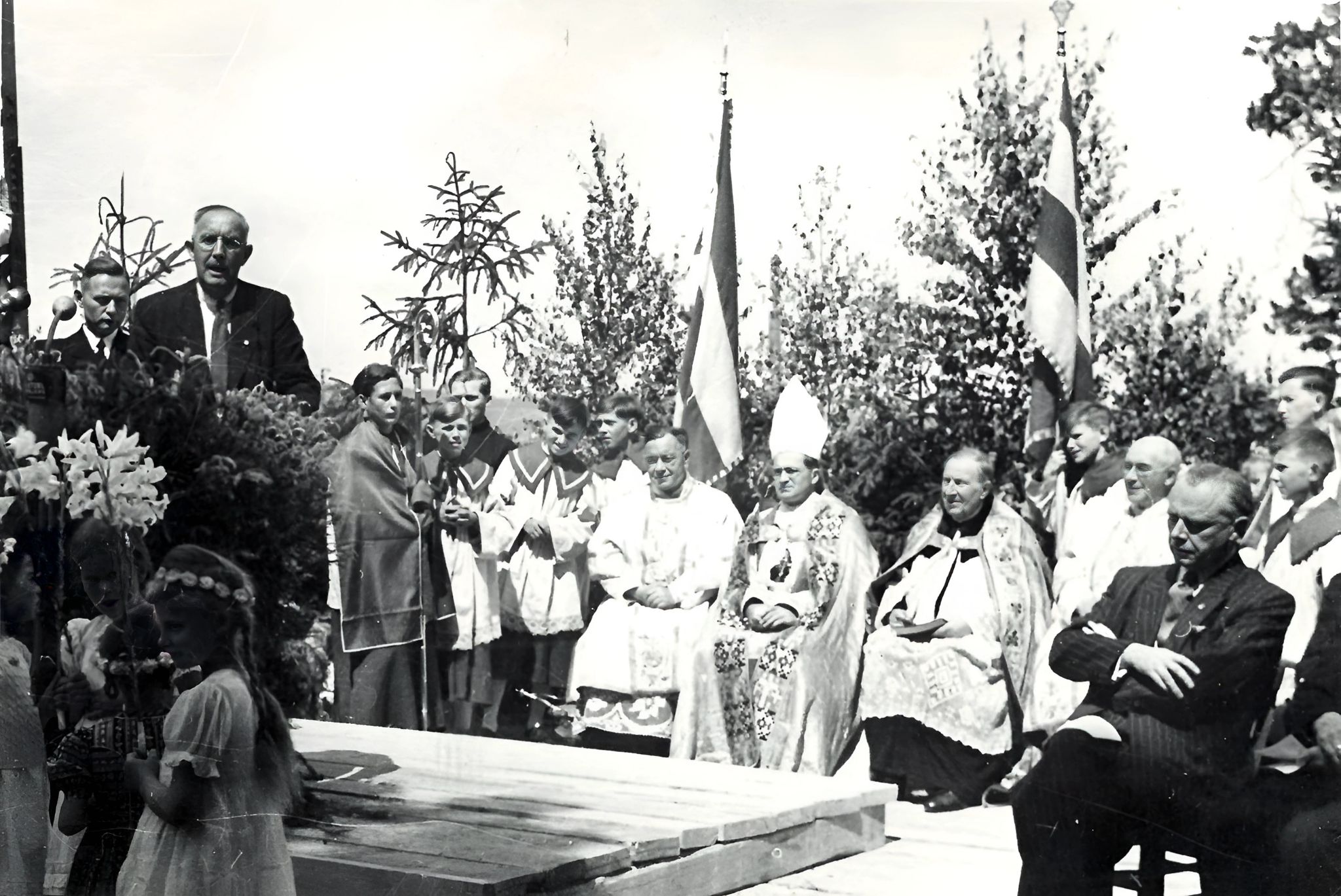 Einweihung der Mainbrücke am 29. Juni 1949