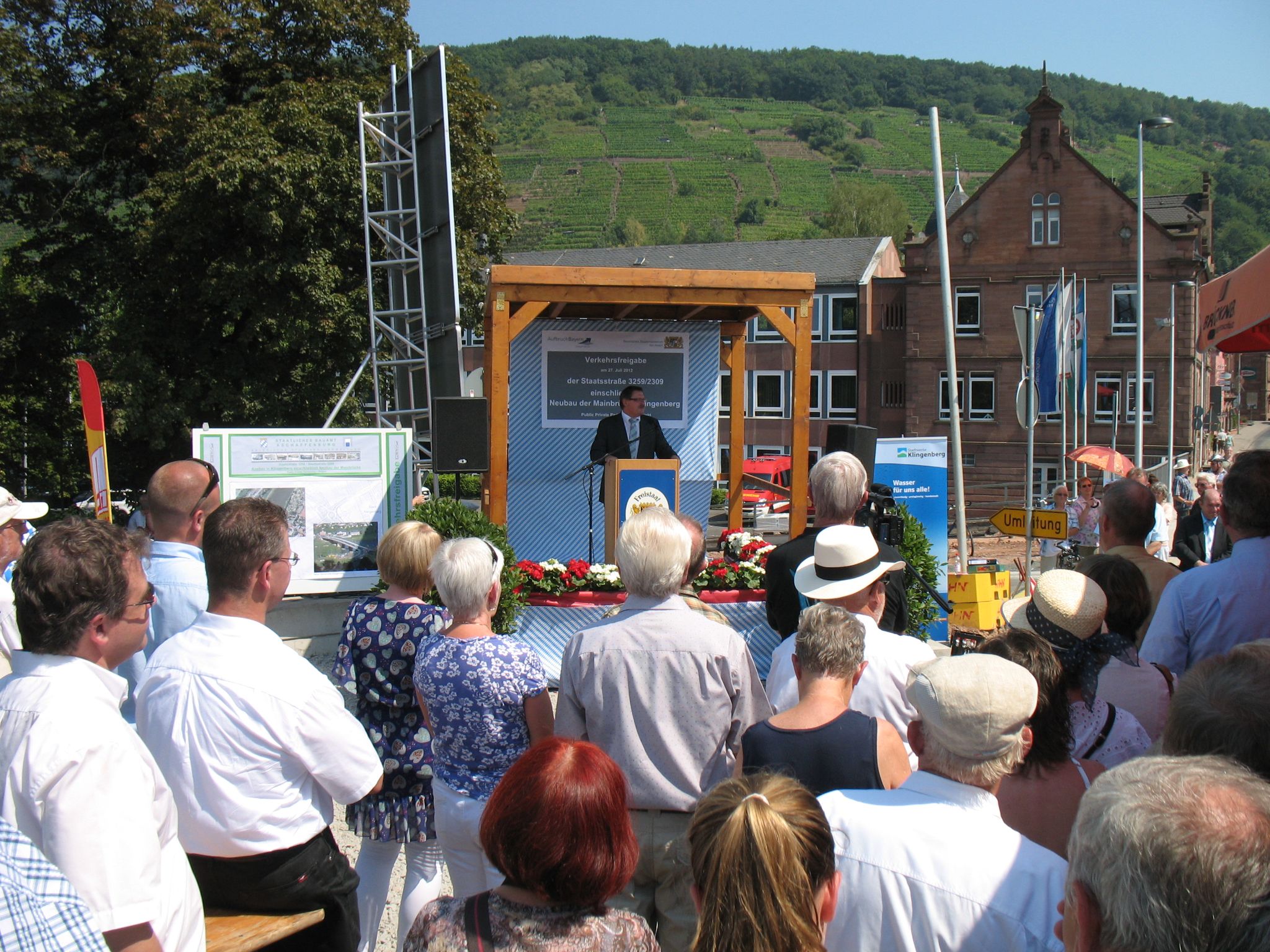 Brückeneröffnung am 27.07.2012