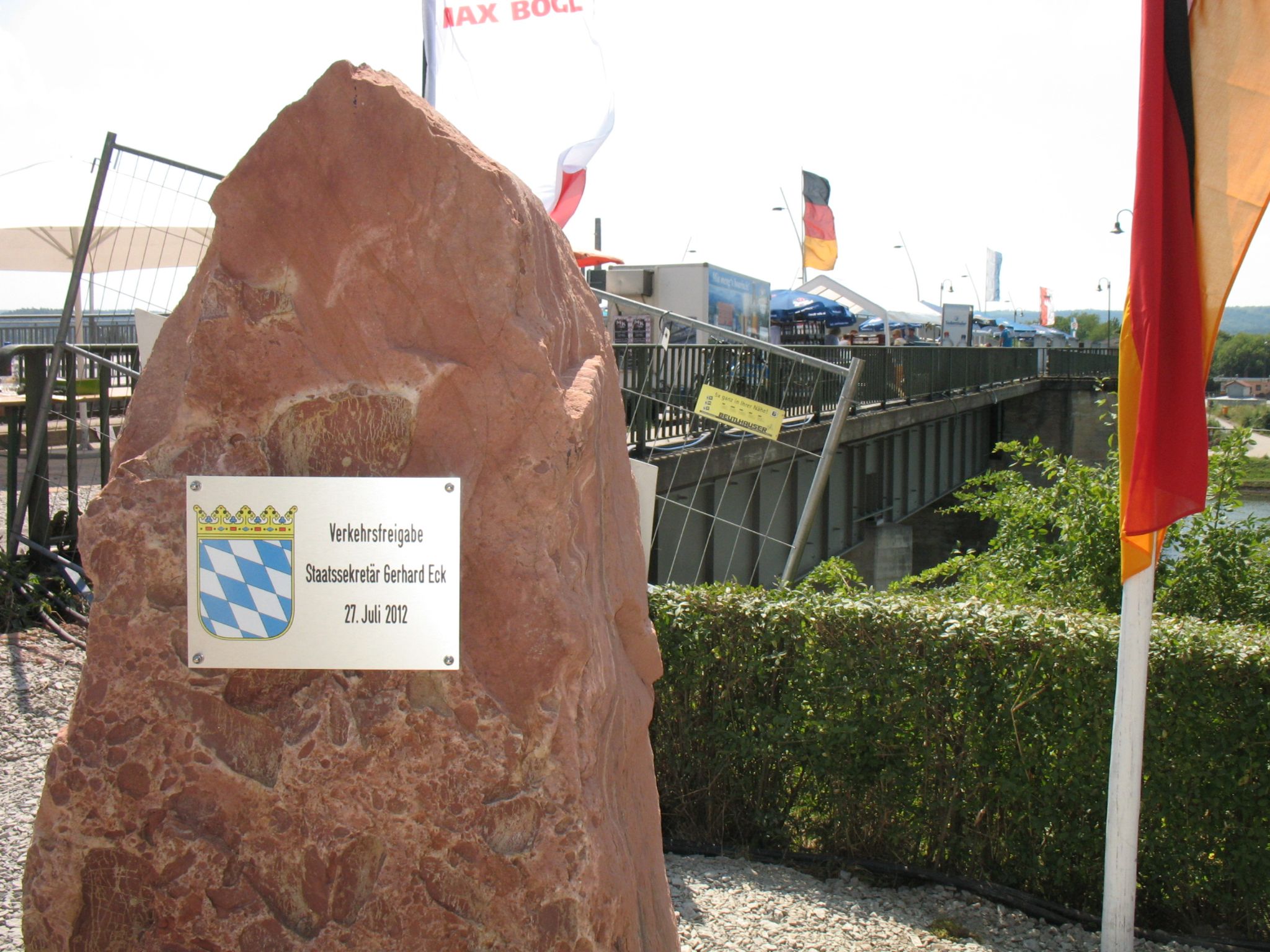 Brückeneröffnung am 27.07.2012