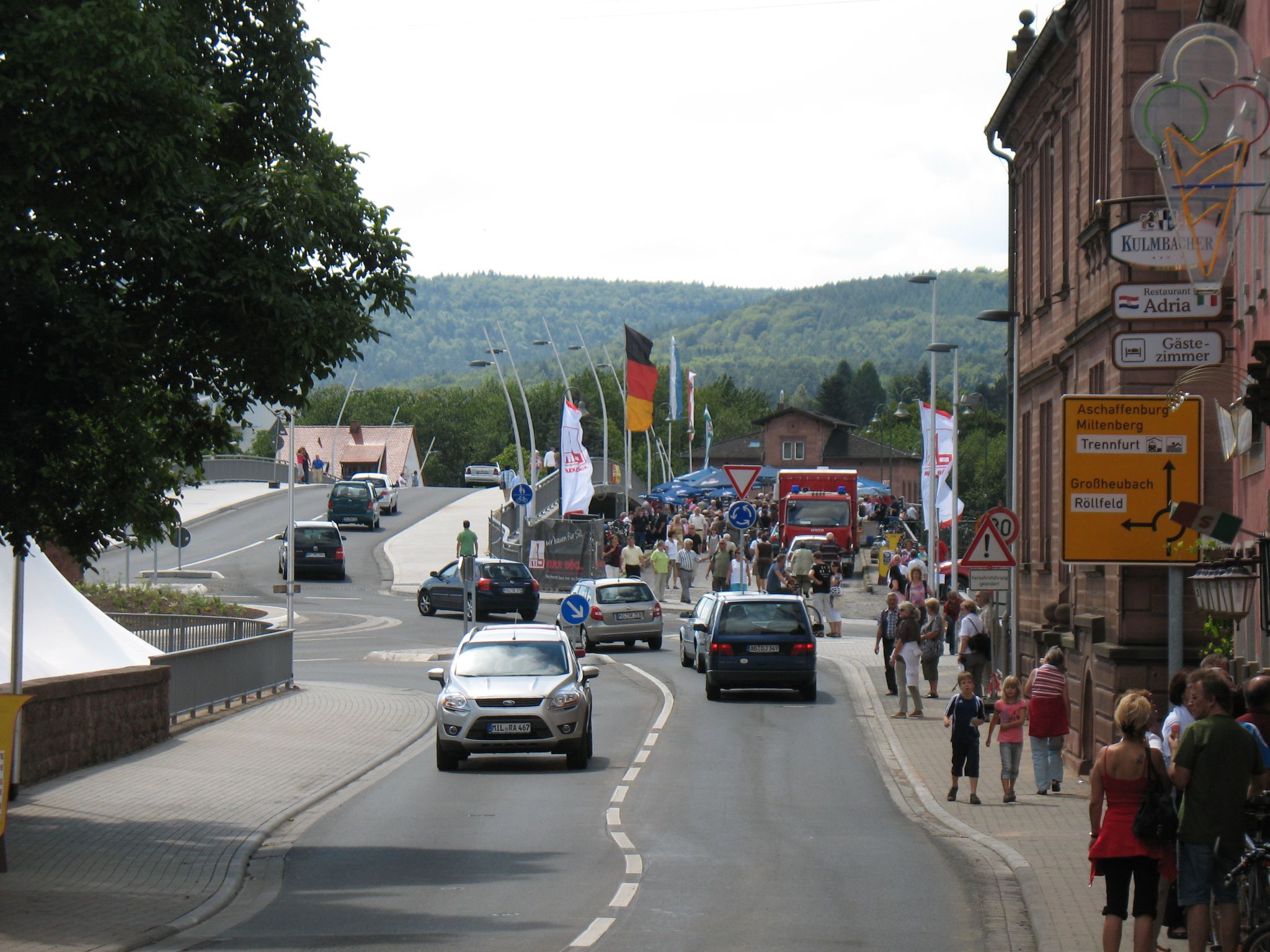 Nach der Verkehrsfreigabe am 27.07.2012