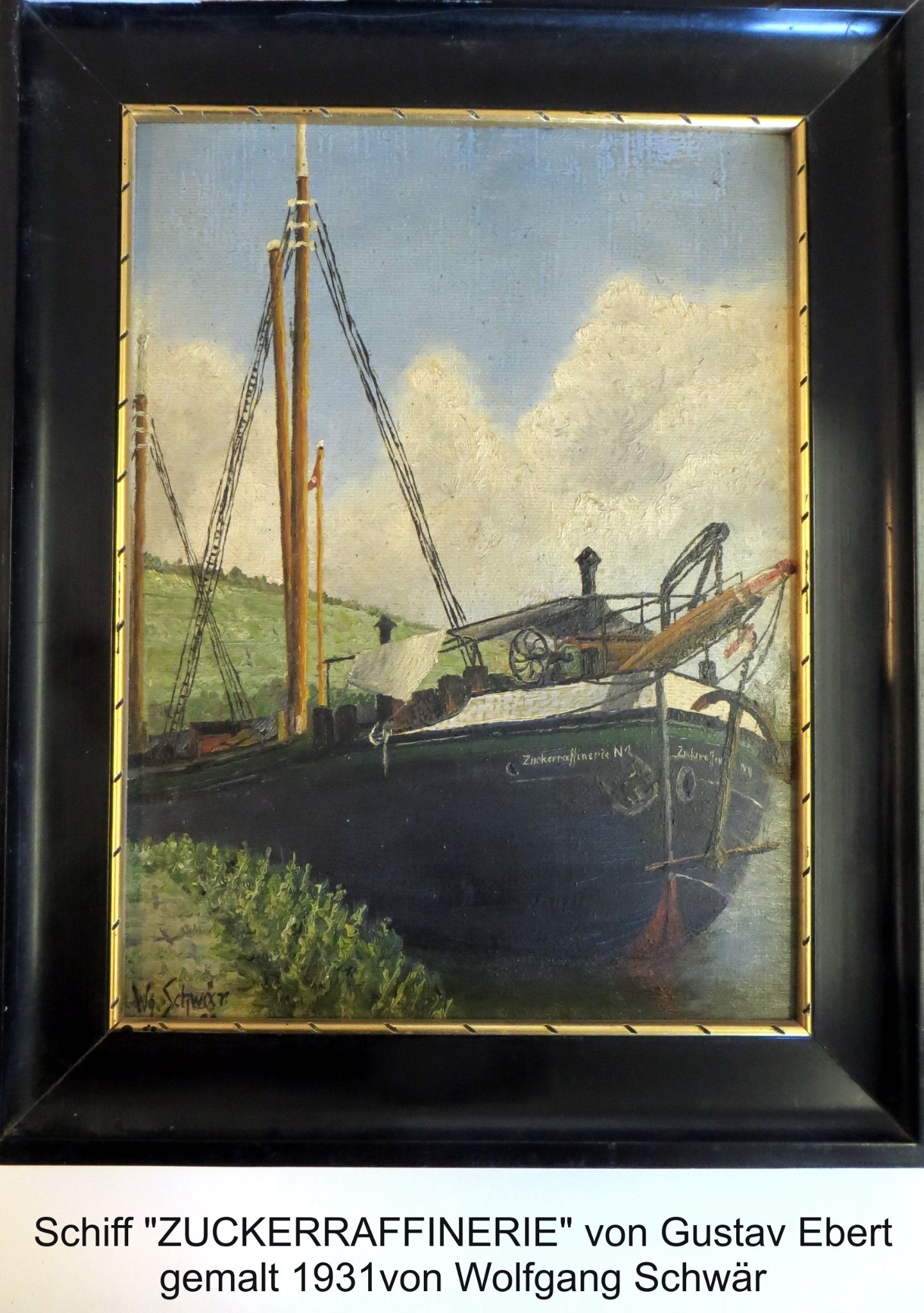 Gemälde der "Zuckerraffinerie" 1931