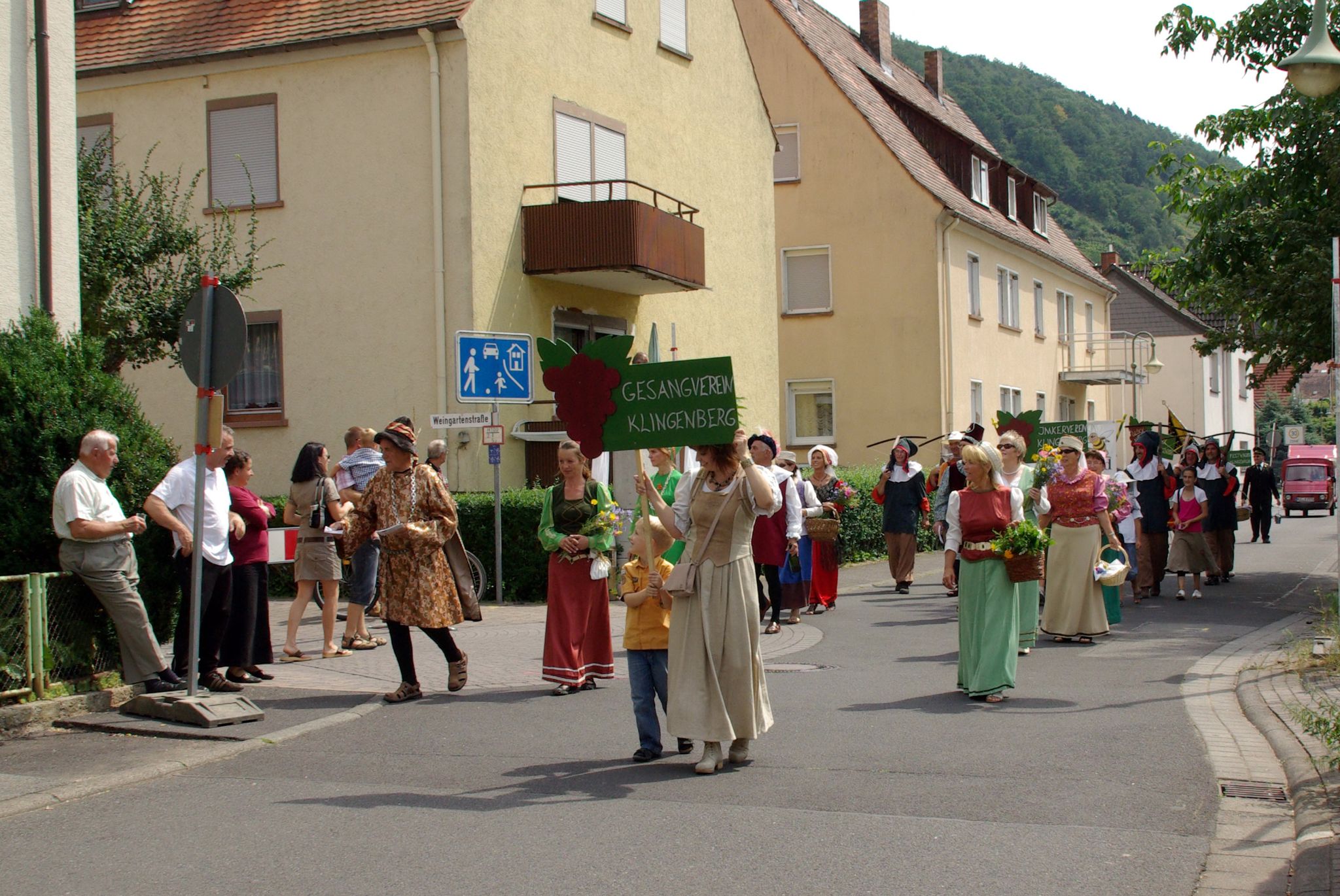 Jubiläumsfestzug 100 Jahre Weinbauverein
