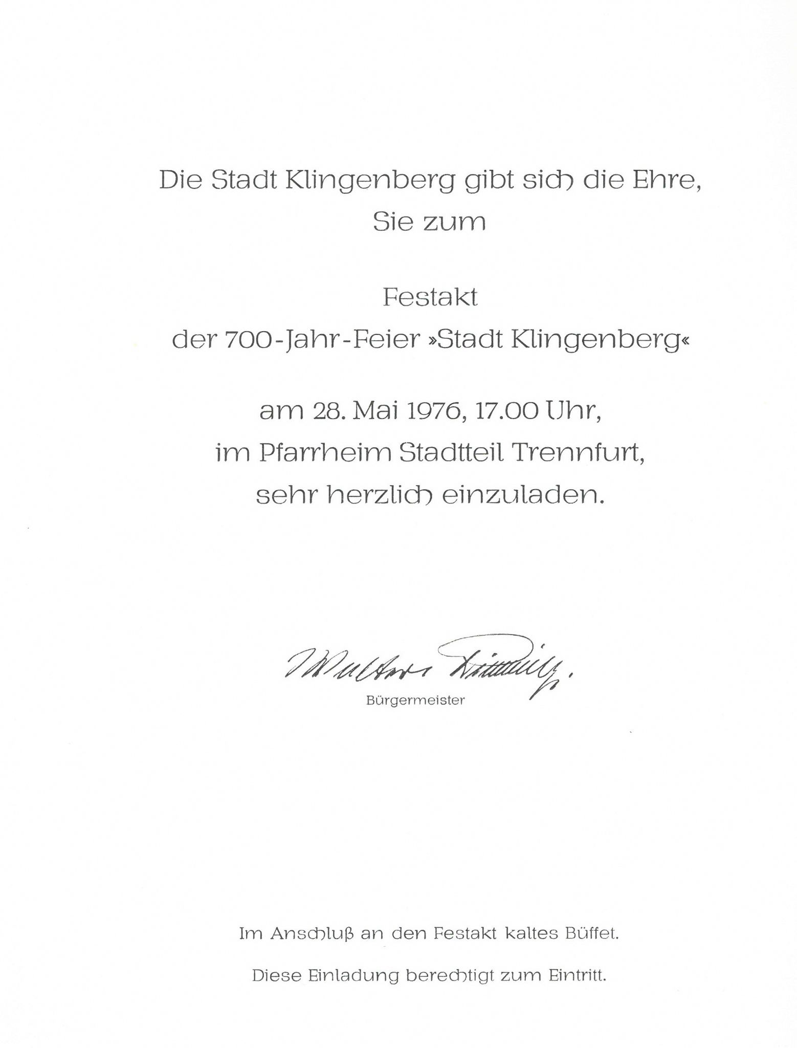 Einladung Titelseite