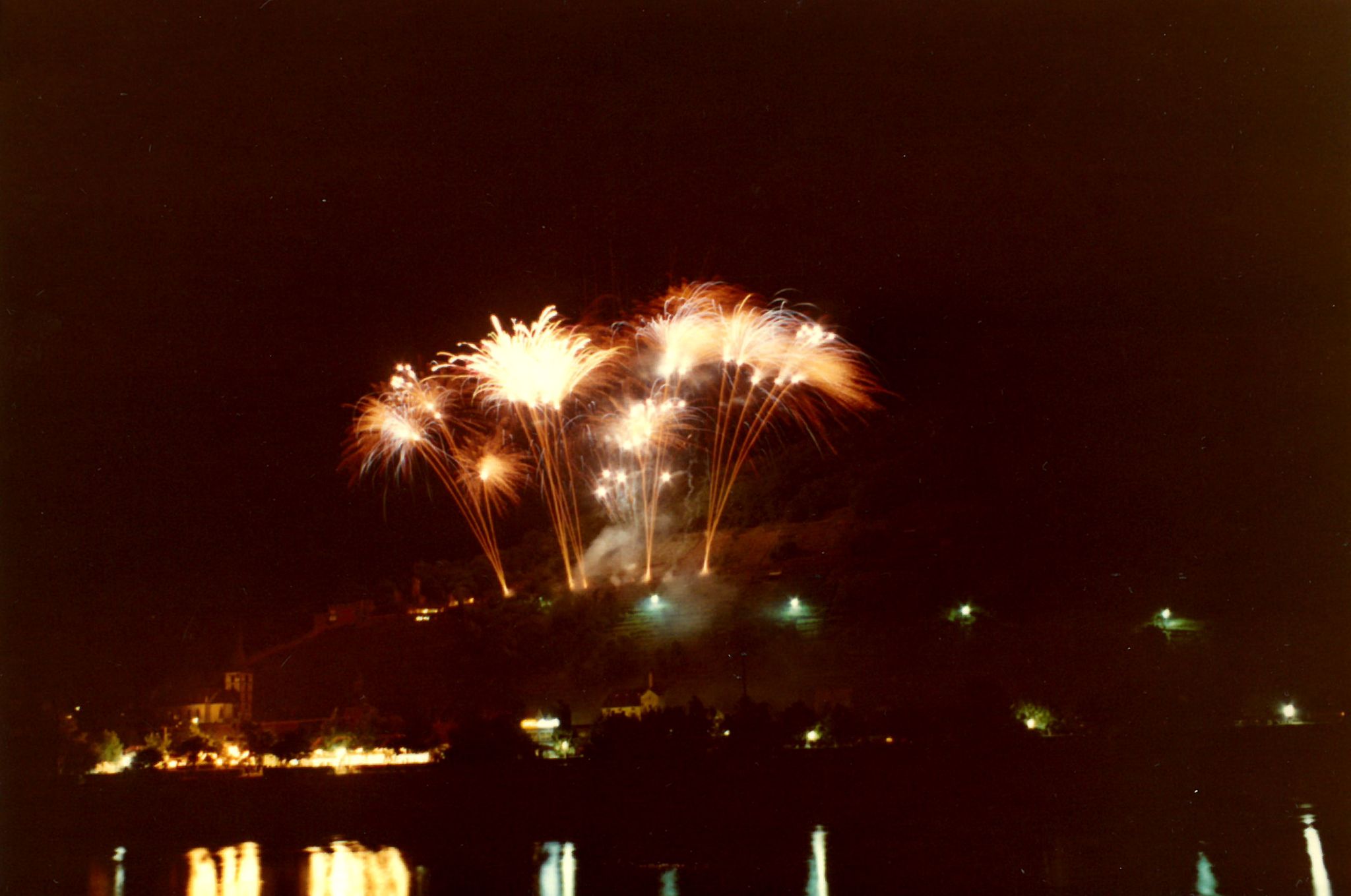 Das Feuerwerk zum Abschluss