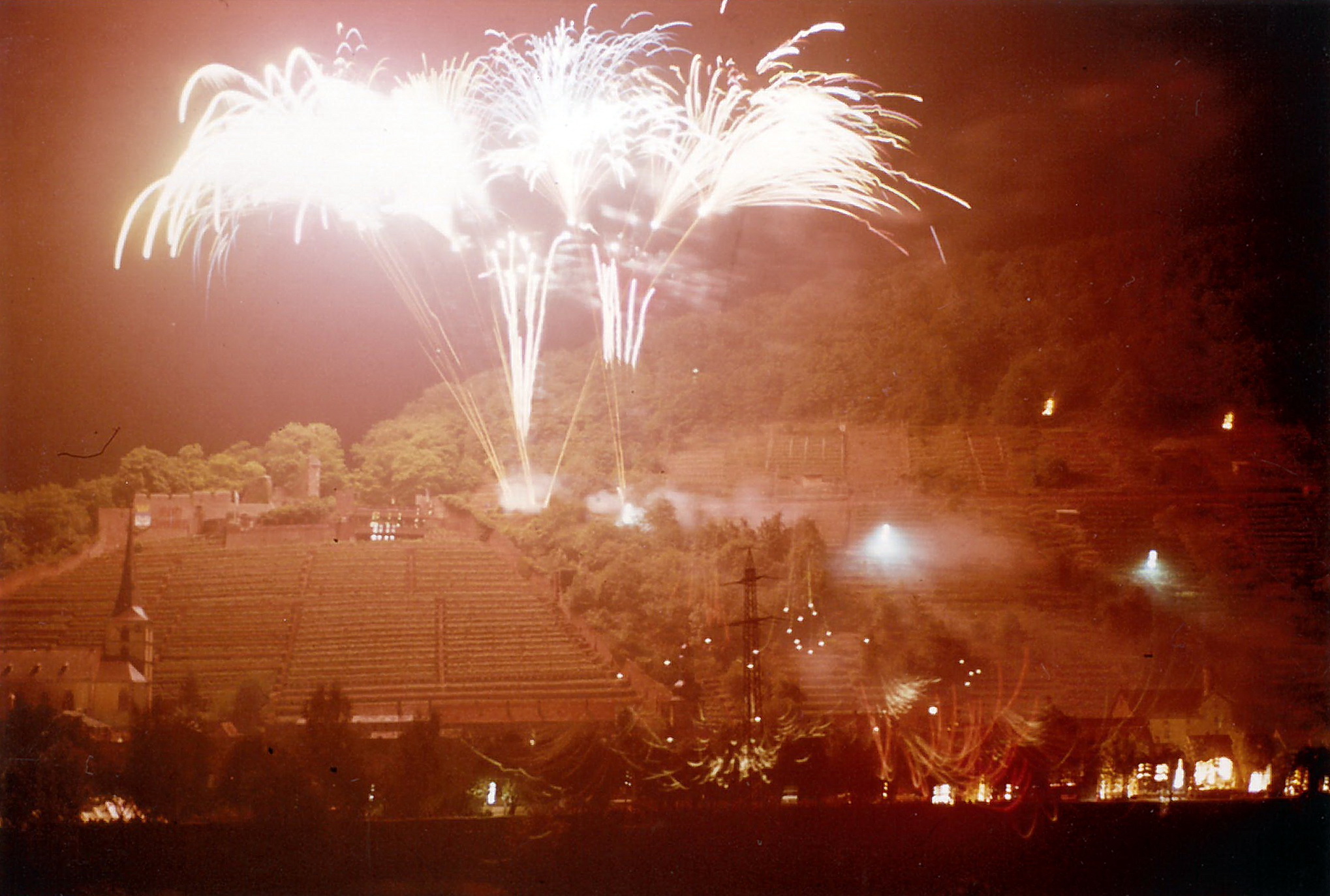 Das Feuerwerk zum Abschluss