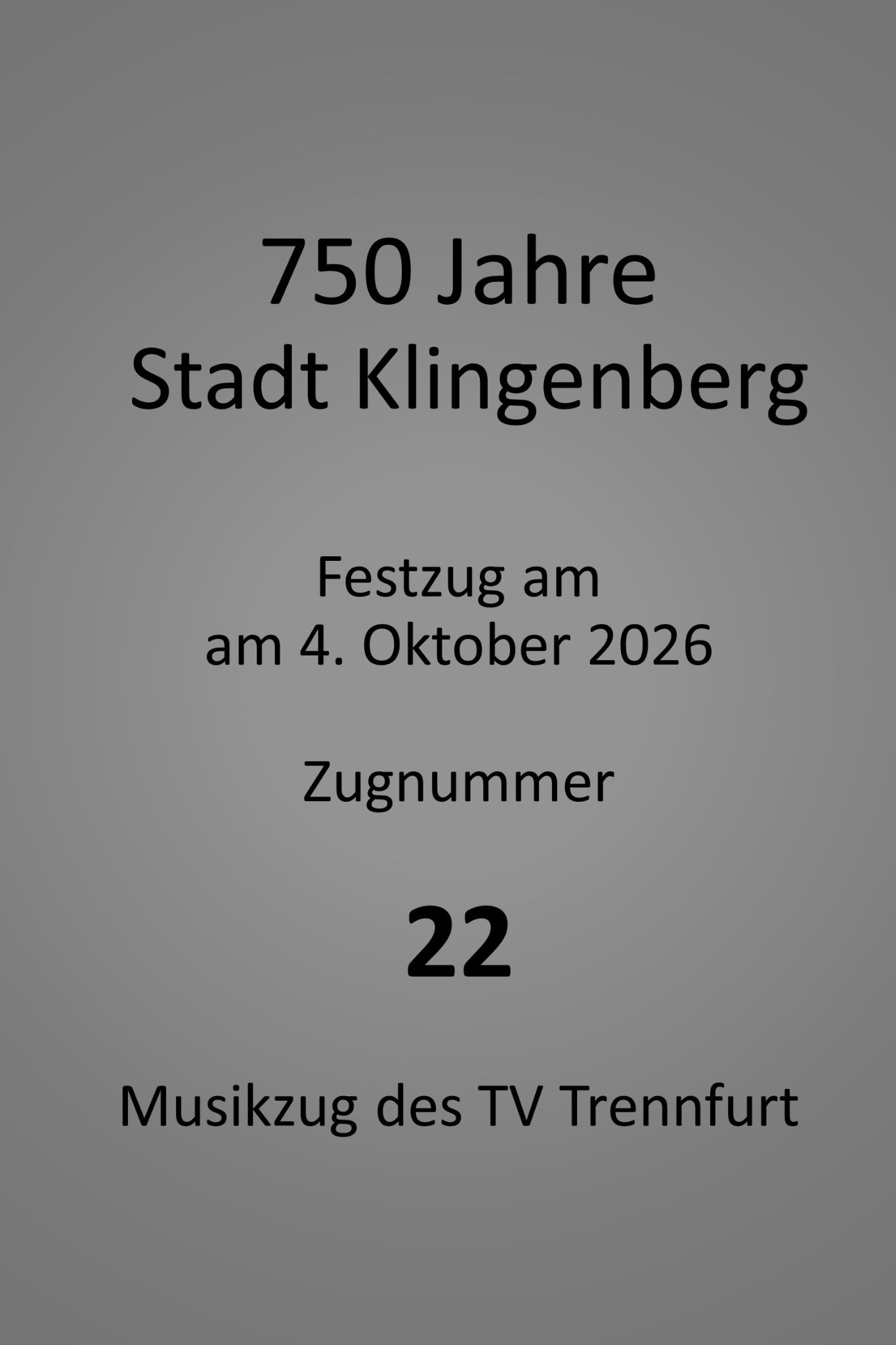 22 090 Zwischenueberschrift Zugnummer 22 20261003