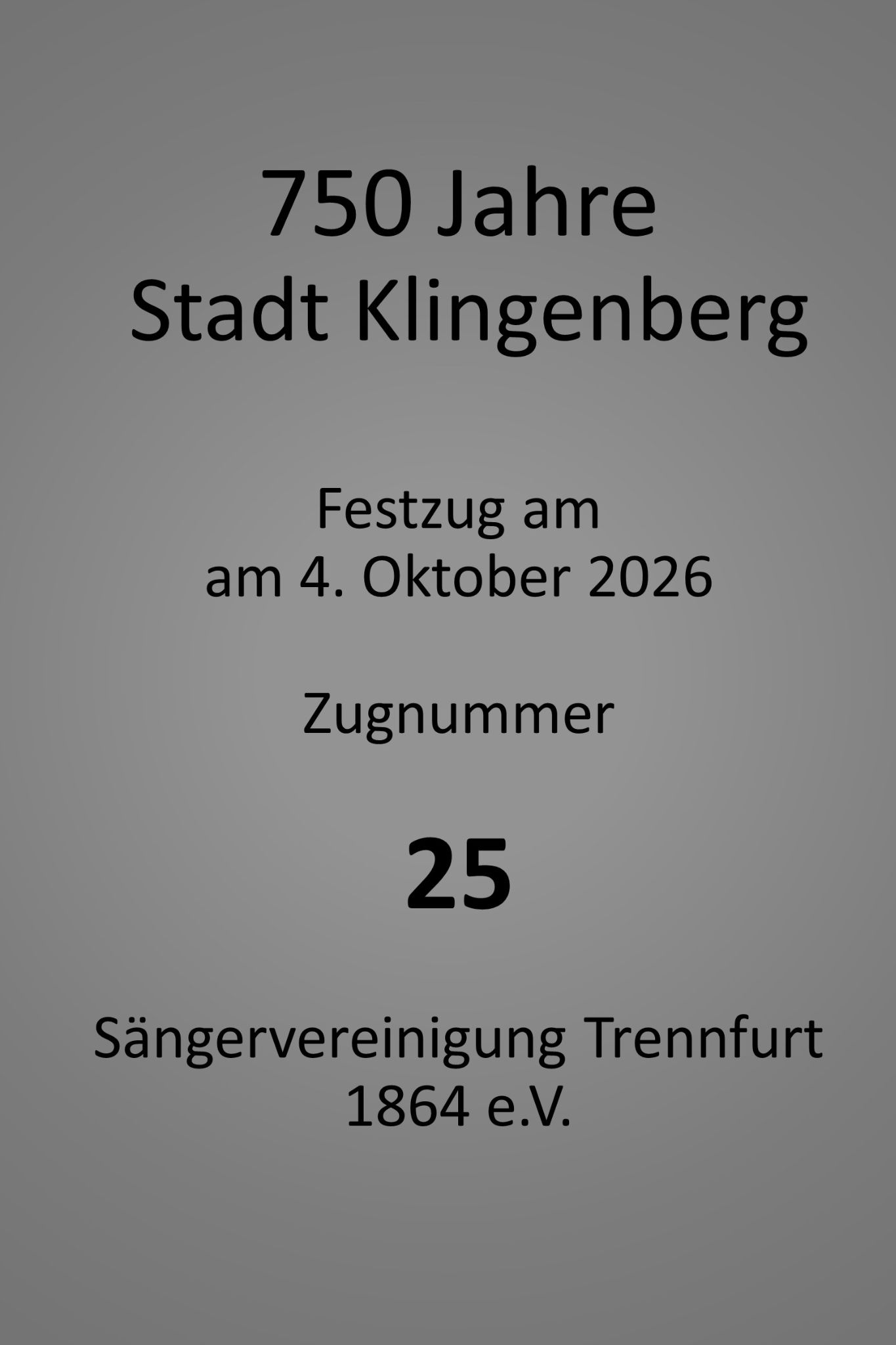25 090 Zwischenueberschrift Zugnummer 25 20261003