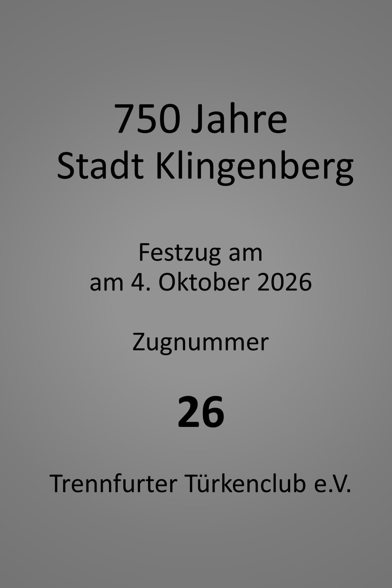 26 090 Zwischenueberschrift Zugnummer 26 20261003