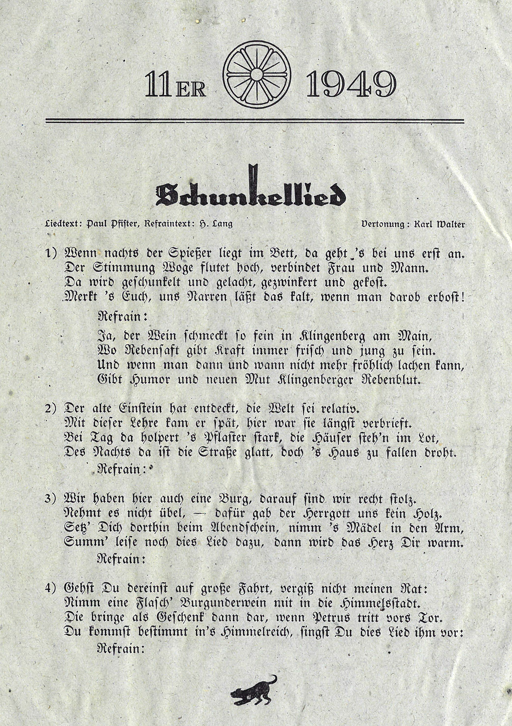 Schunkellied 1949