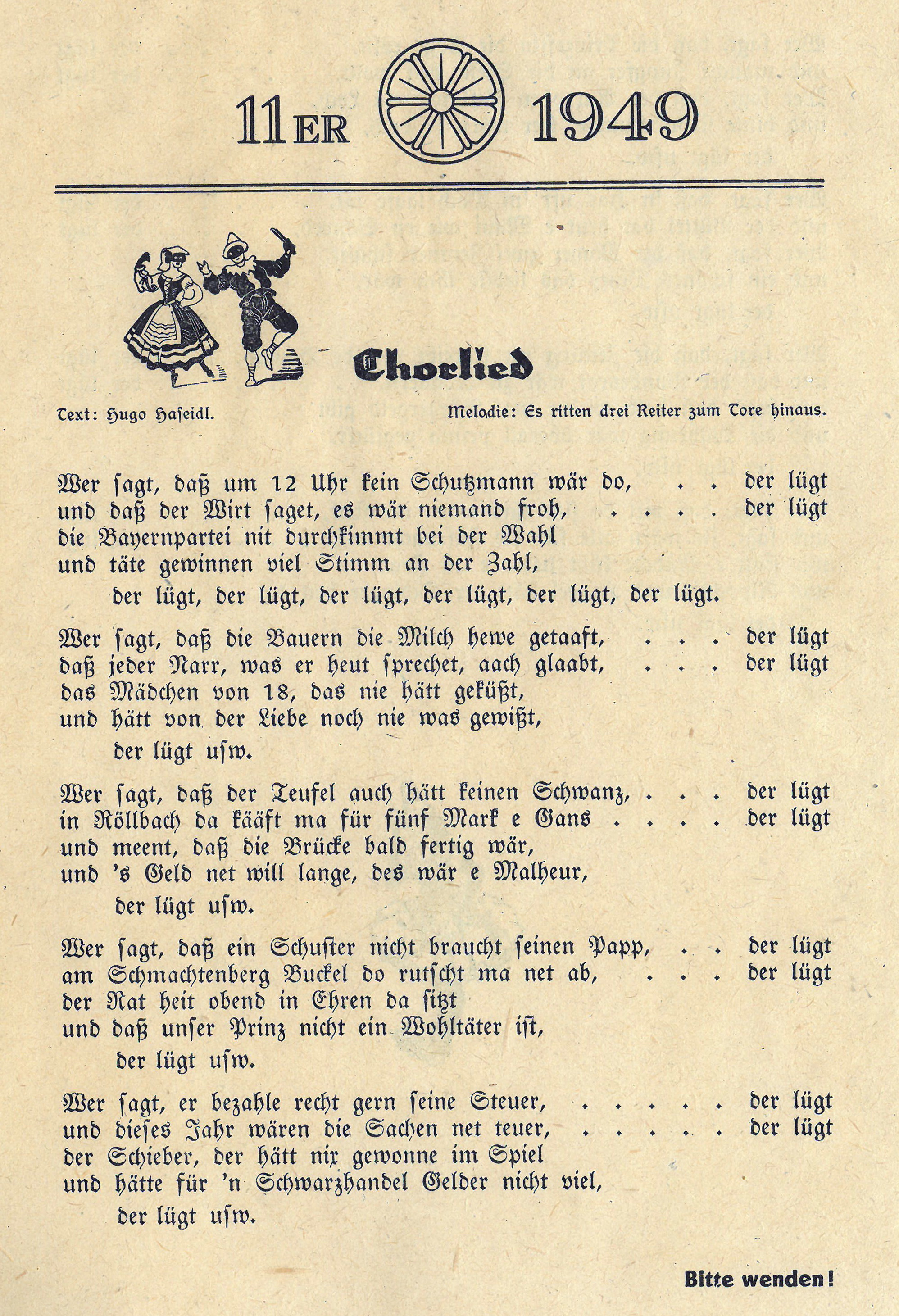 Chorlied 1949