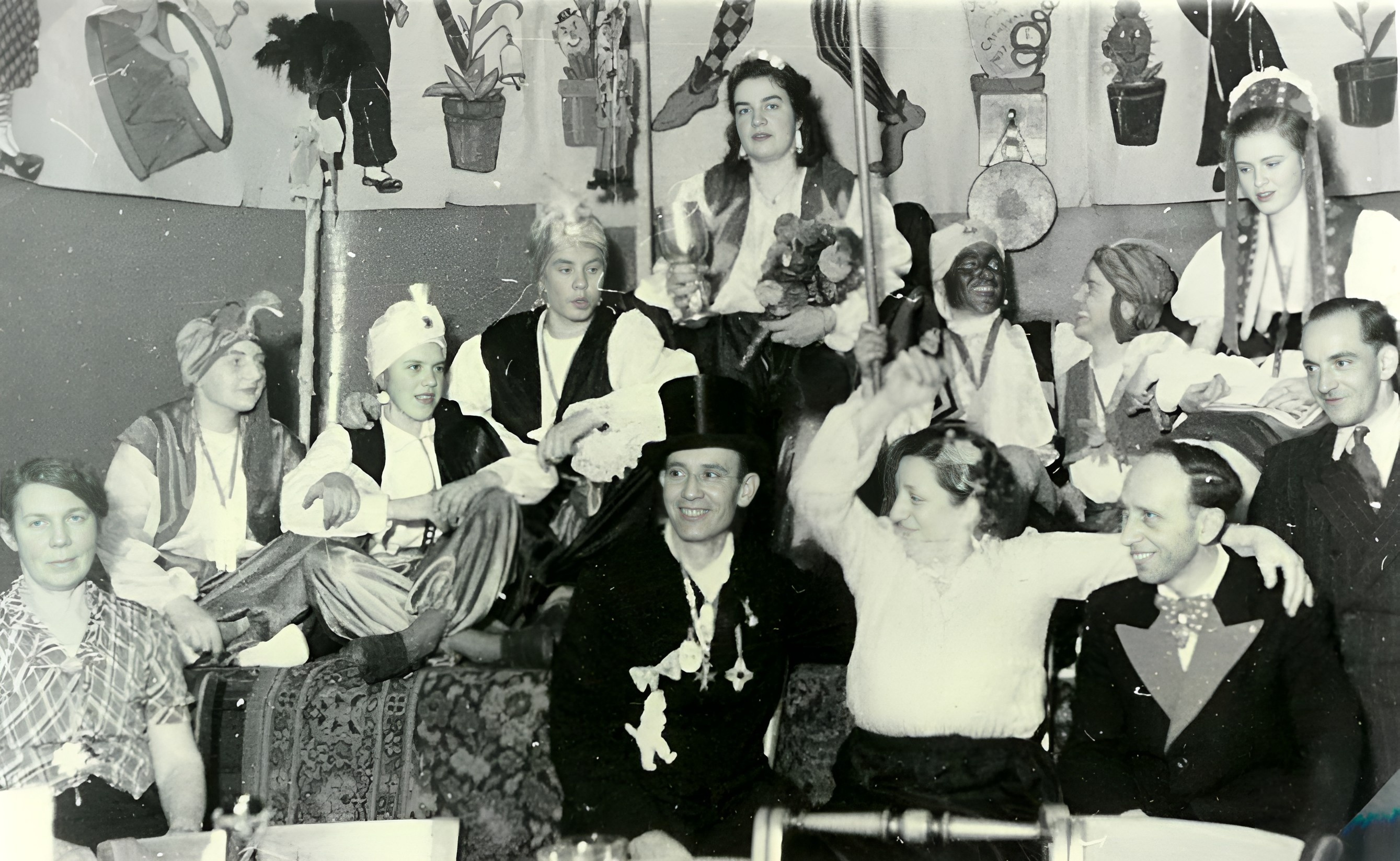 Die Fröschgass-Union beim Jubiläumsfest "25 Jahre Seiwassem-Verein" 1951