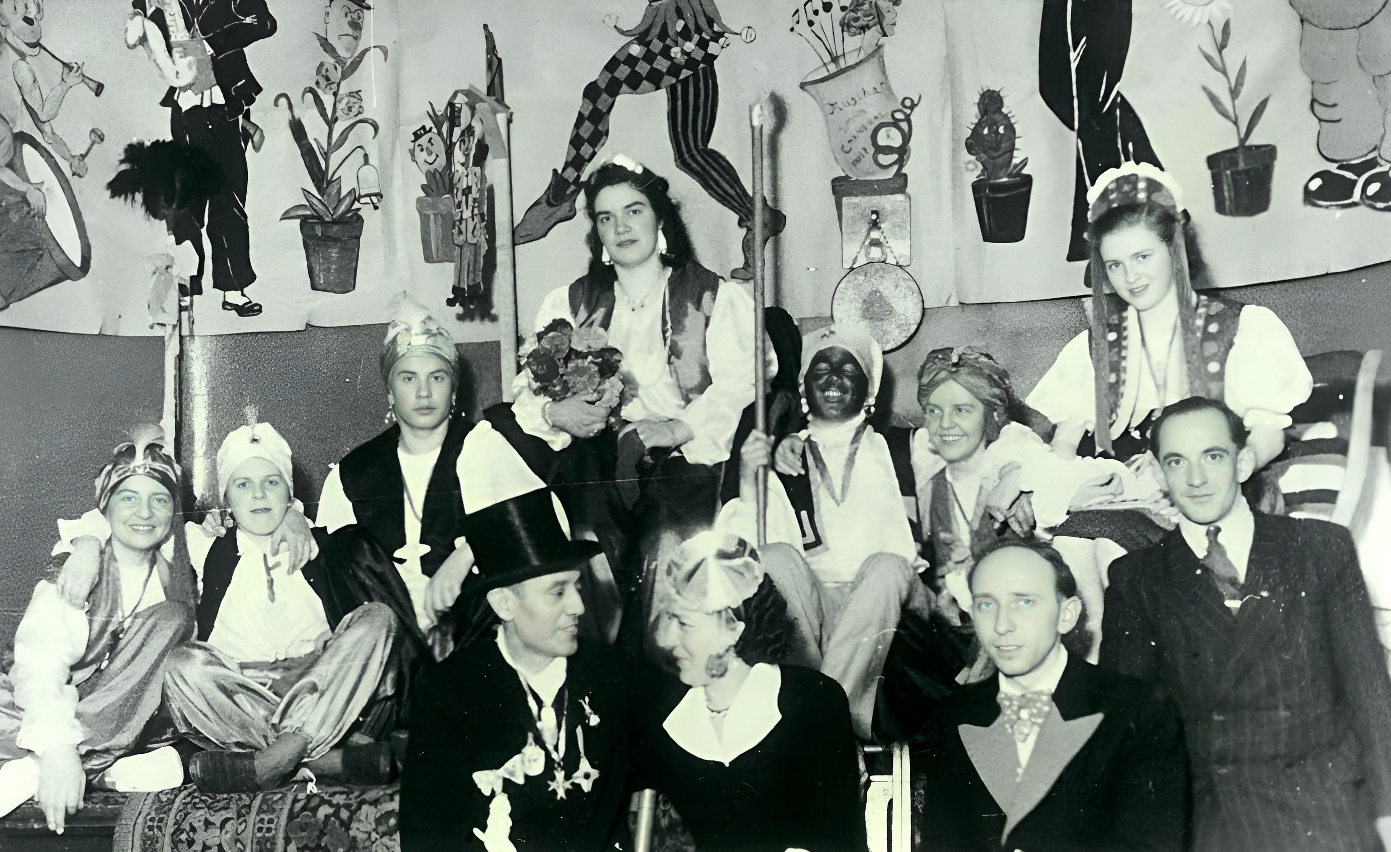 Die Fröschgass-Union beim Jubiläumsfest "25 Jahre Seiwassem-Verein" 1951