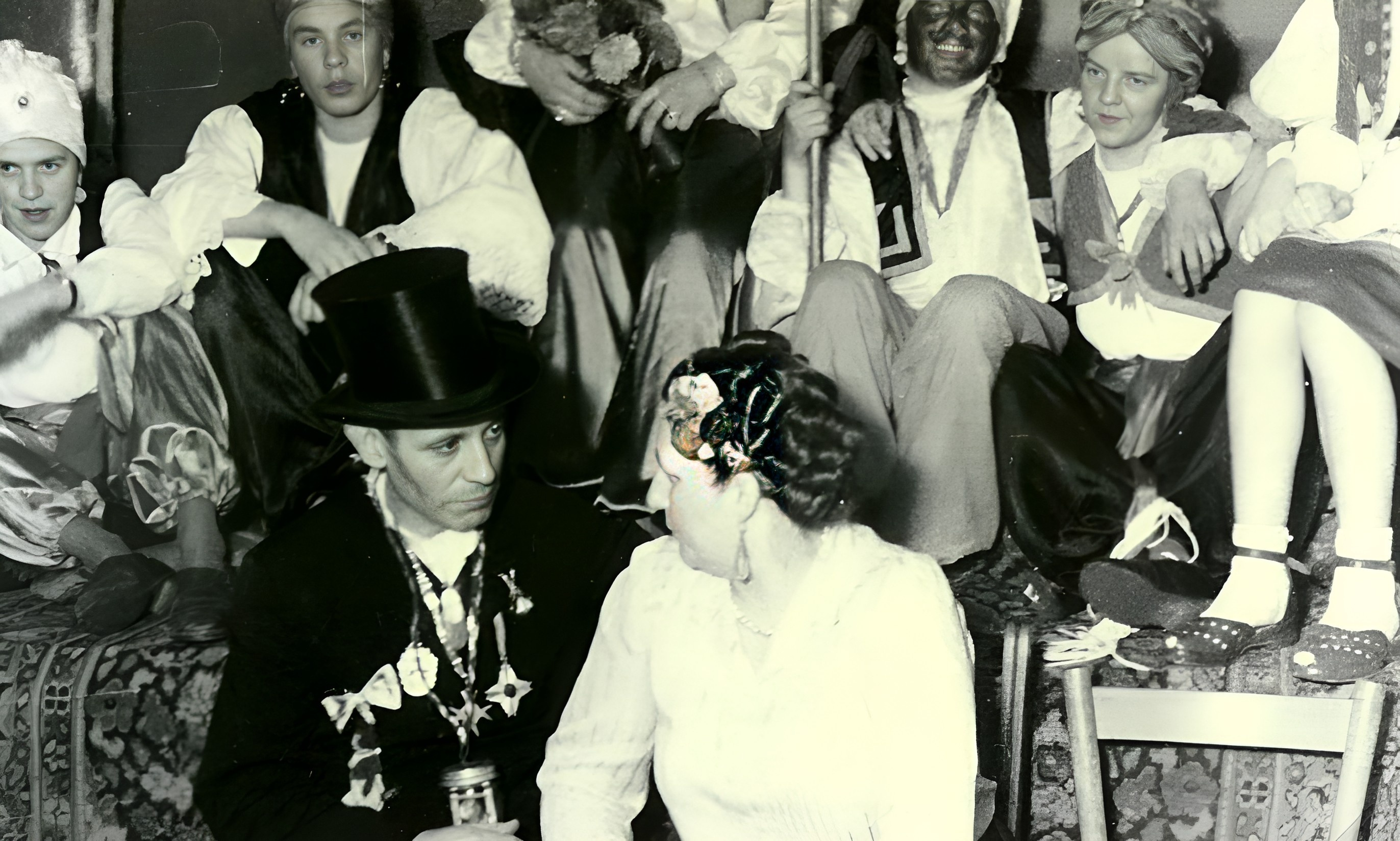 Die Fröschgass-Union beim Jubiläumsfest "25 Jahre Seiwassem-Verein" 1951