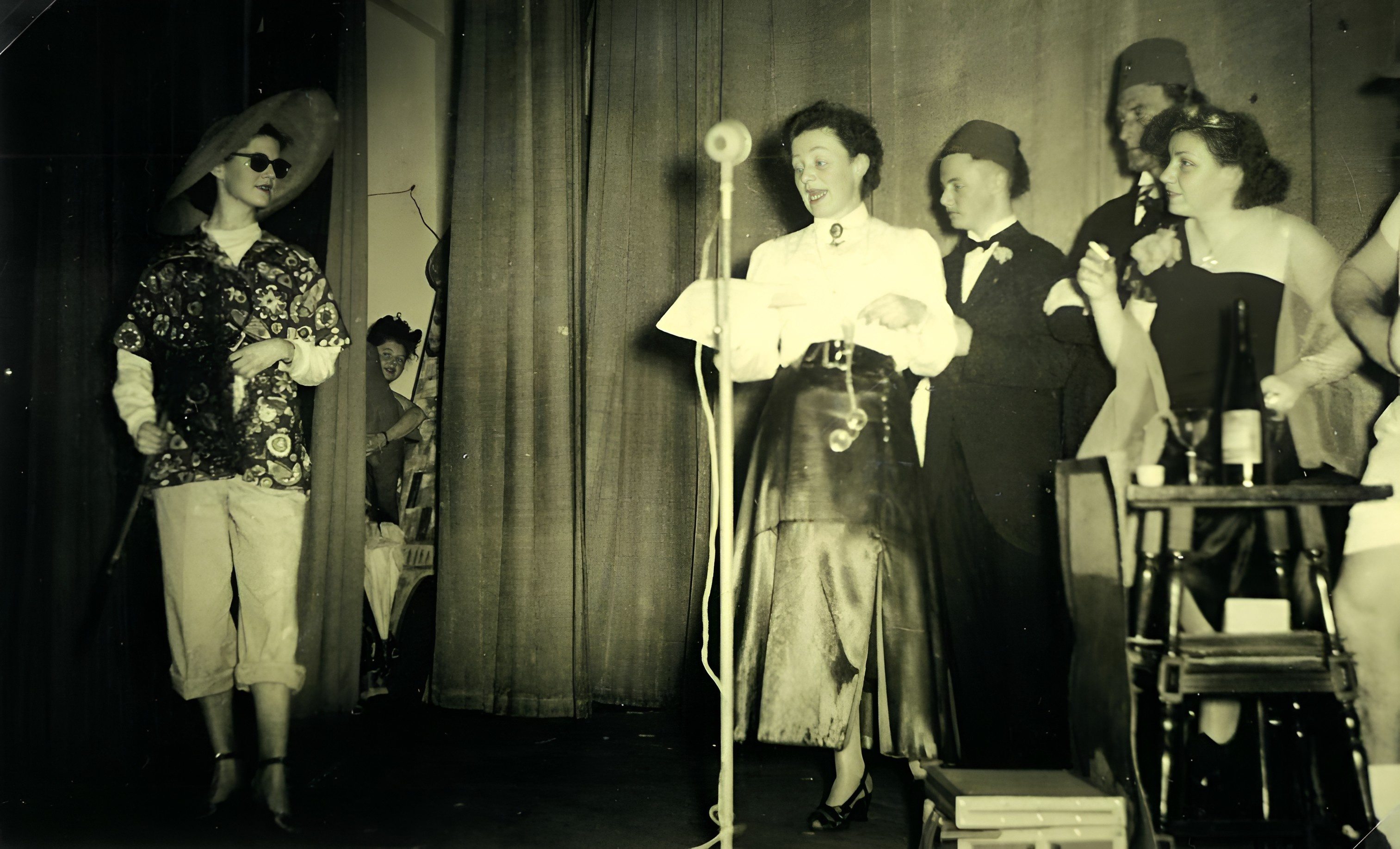 Modenschau für Königin Soraja 1953