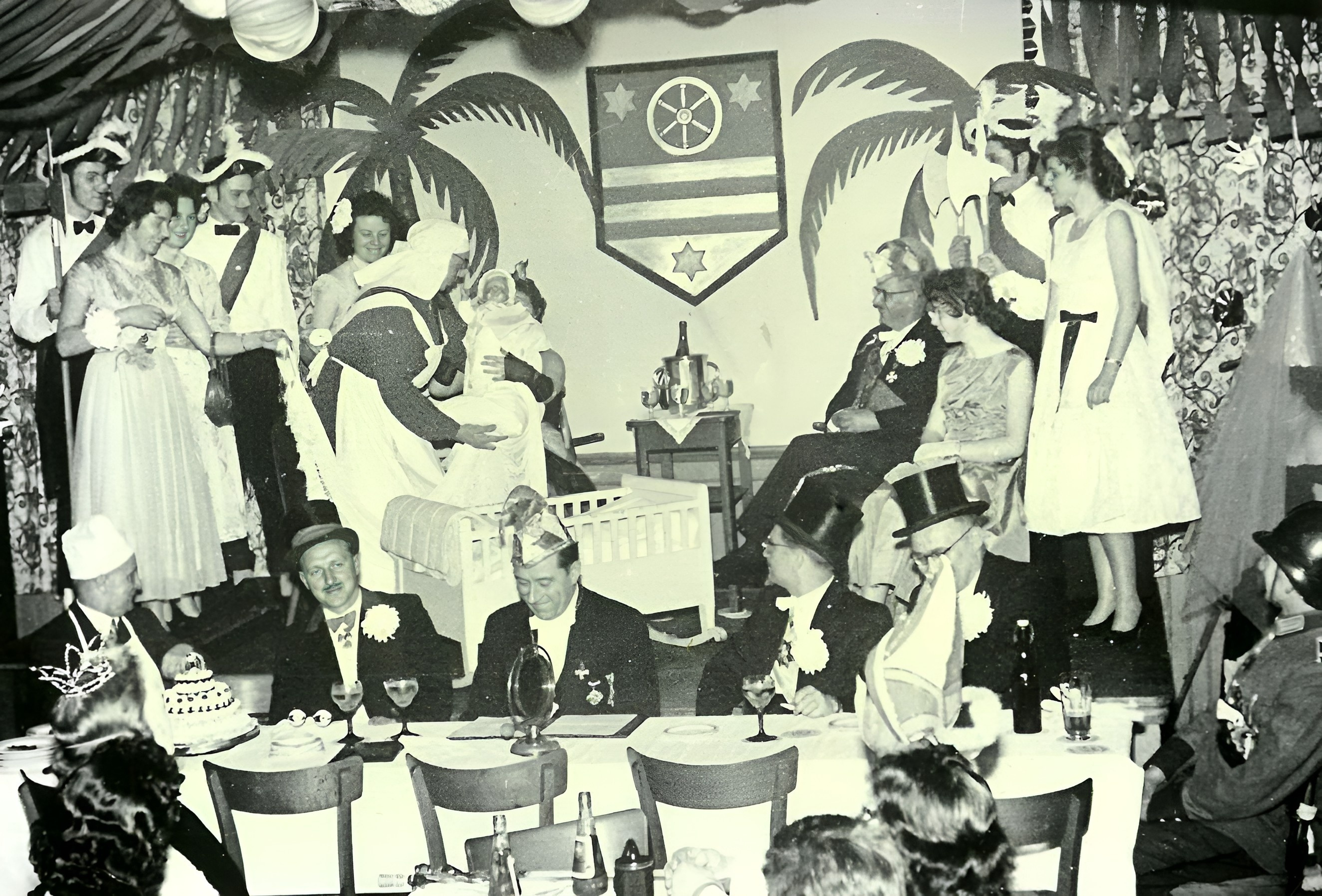 Kindstaufe in Monaco 1957