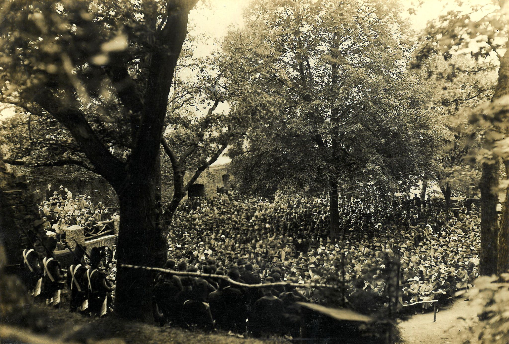 Blick von der Bühne auf die Zuschauer