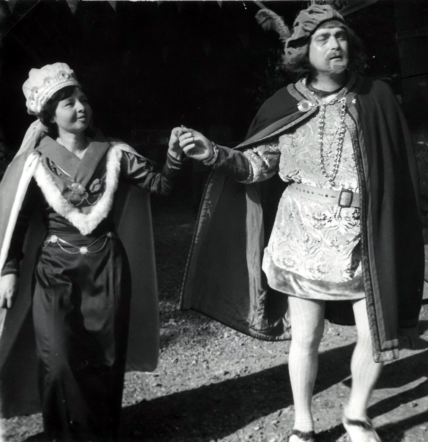 Der Burgherr mit seiner Gattin