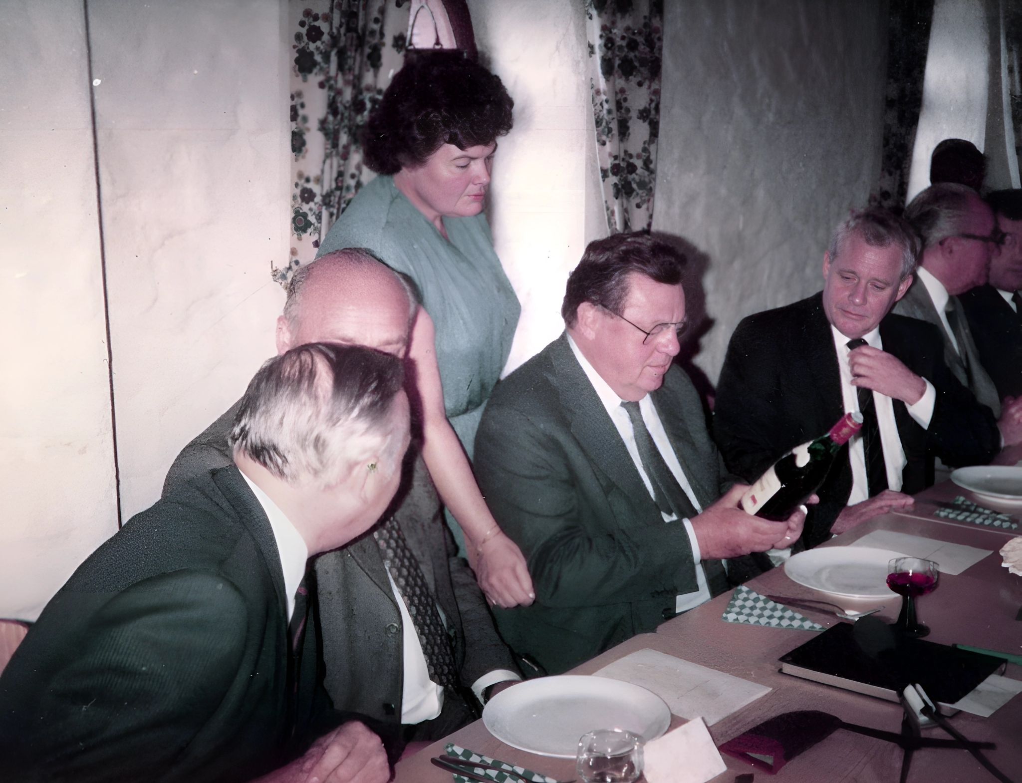 Der Bayerische Ministerpräsident Franz Josef Strauß ist zu Gast in Klingenberg 1982