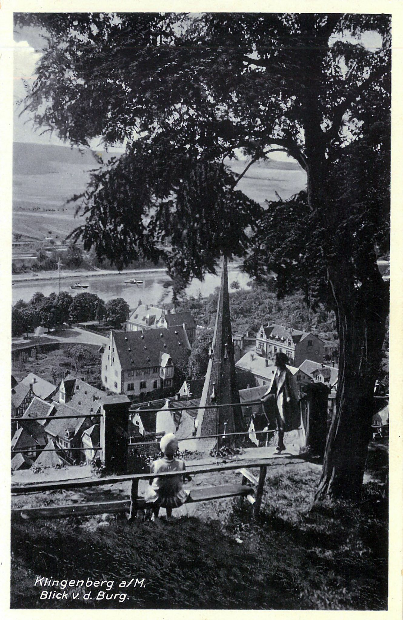 Burgterrasse um 1934