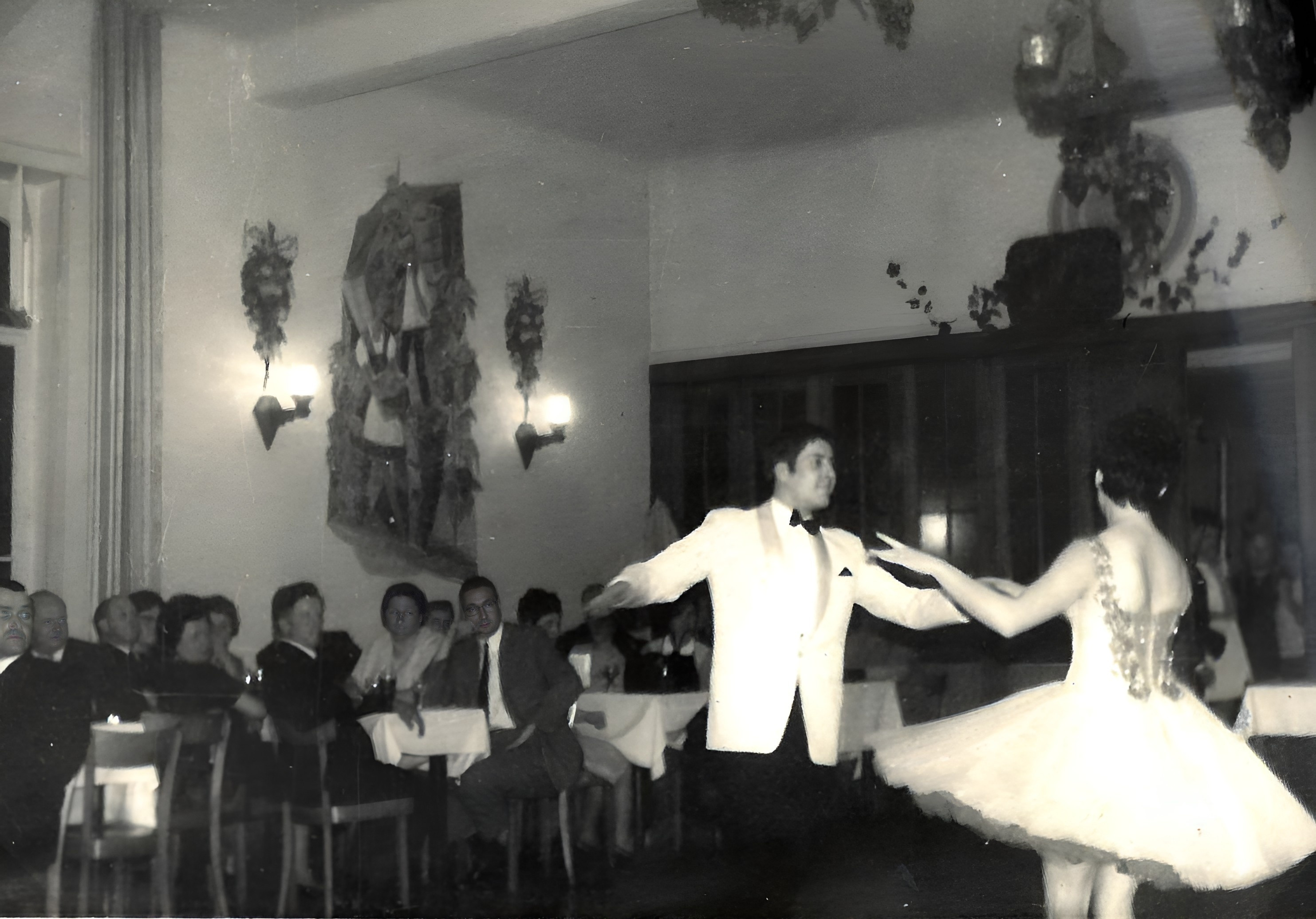 Die Tanzkünstler Alisch beim Abschlussball 1967 im Burkarder Hof