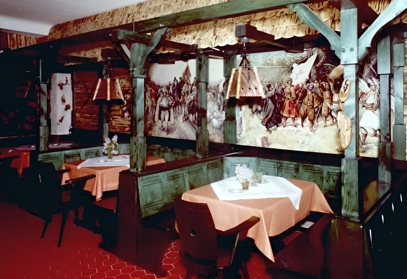 Ansichtskarte "Die Balkanstube"