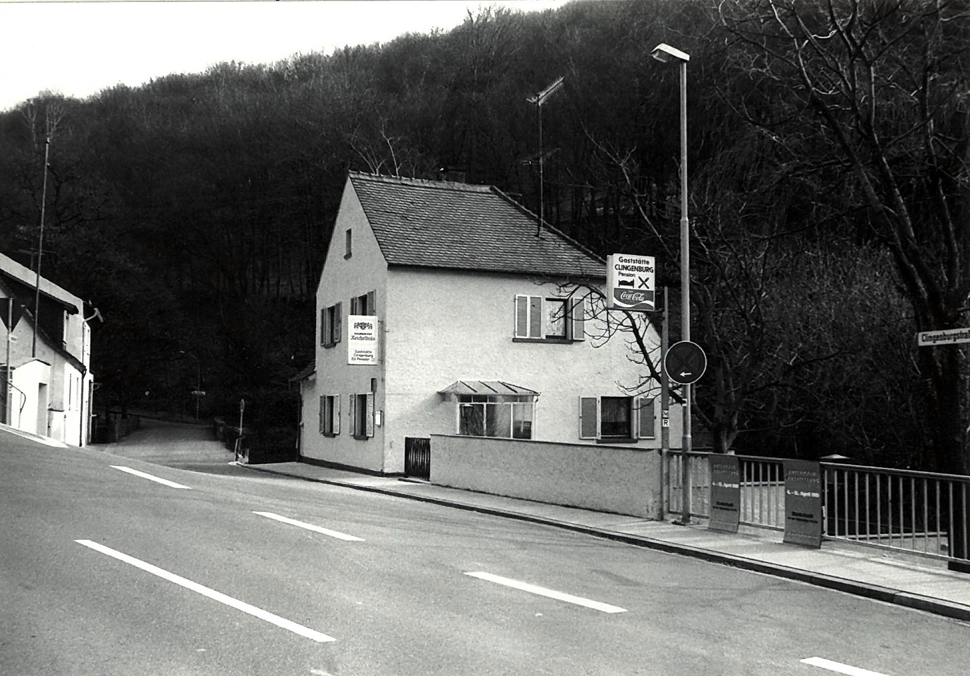 Die Gaststätte "Clingenburg" um 1980