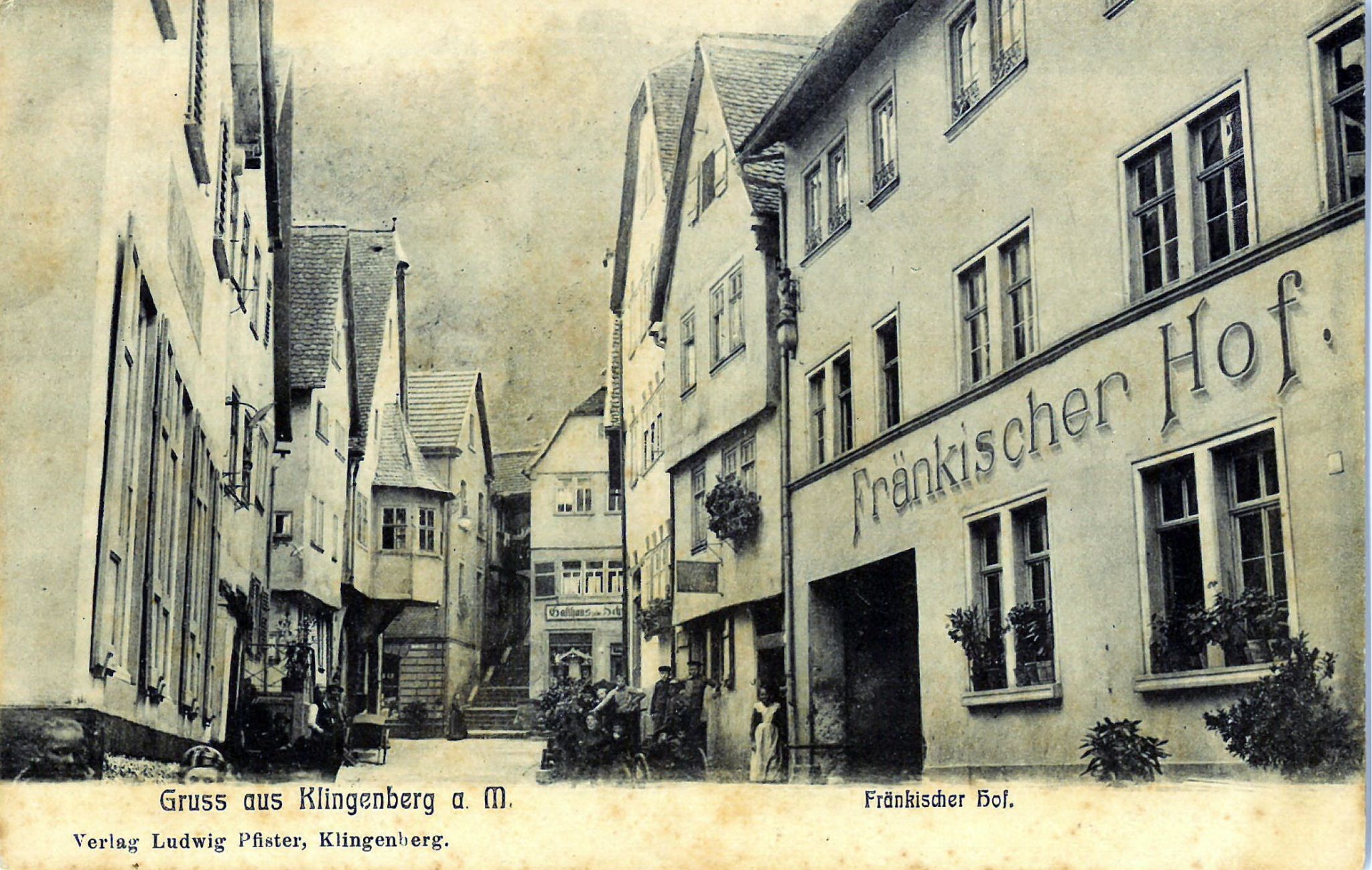 Die Lindenstraße mit dem Fränkischen Hof