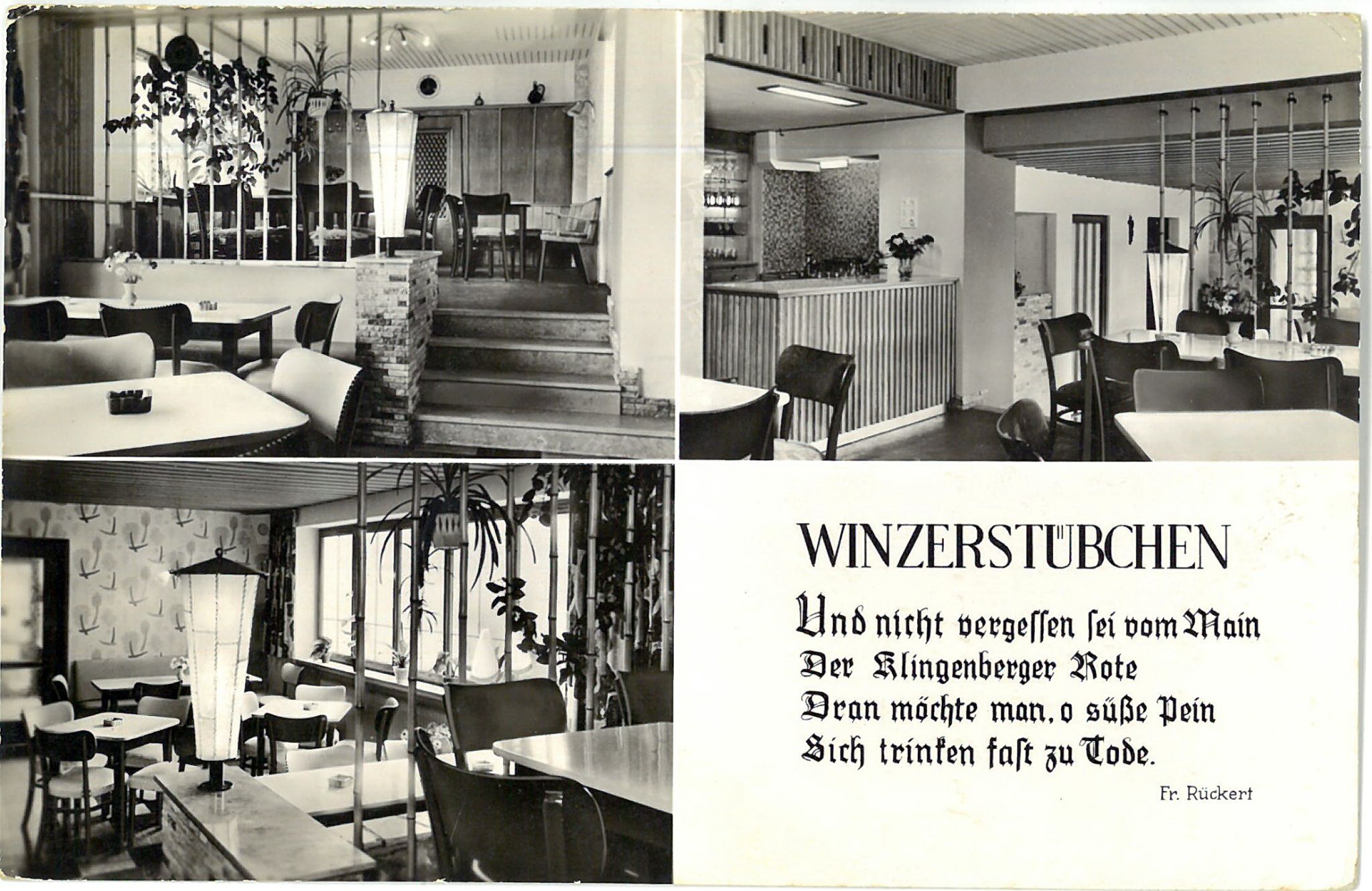 Ansichtskarte Winzerstübchen