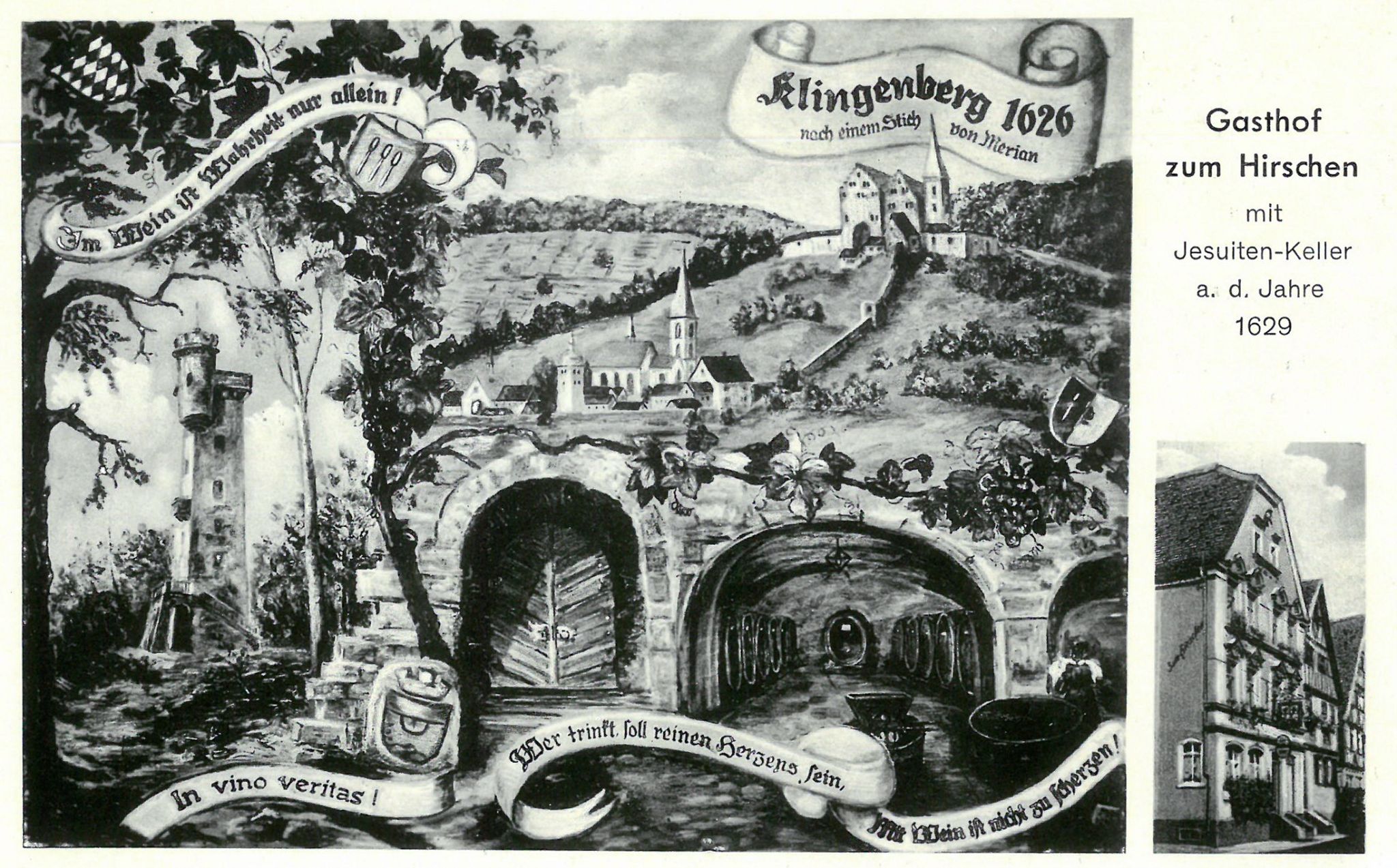 Ansichtskarte "Gasthof zum Hirschen"