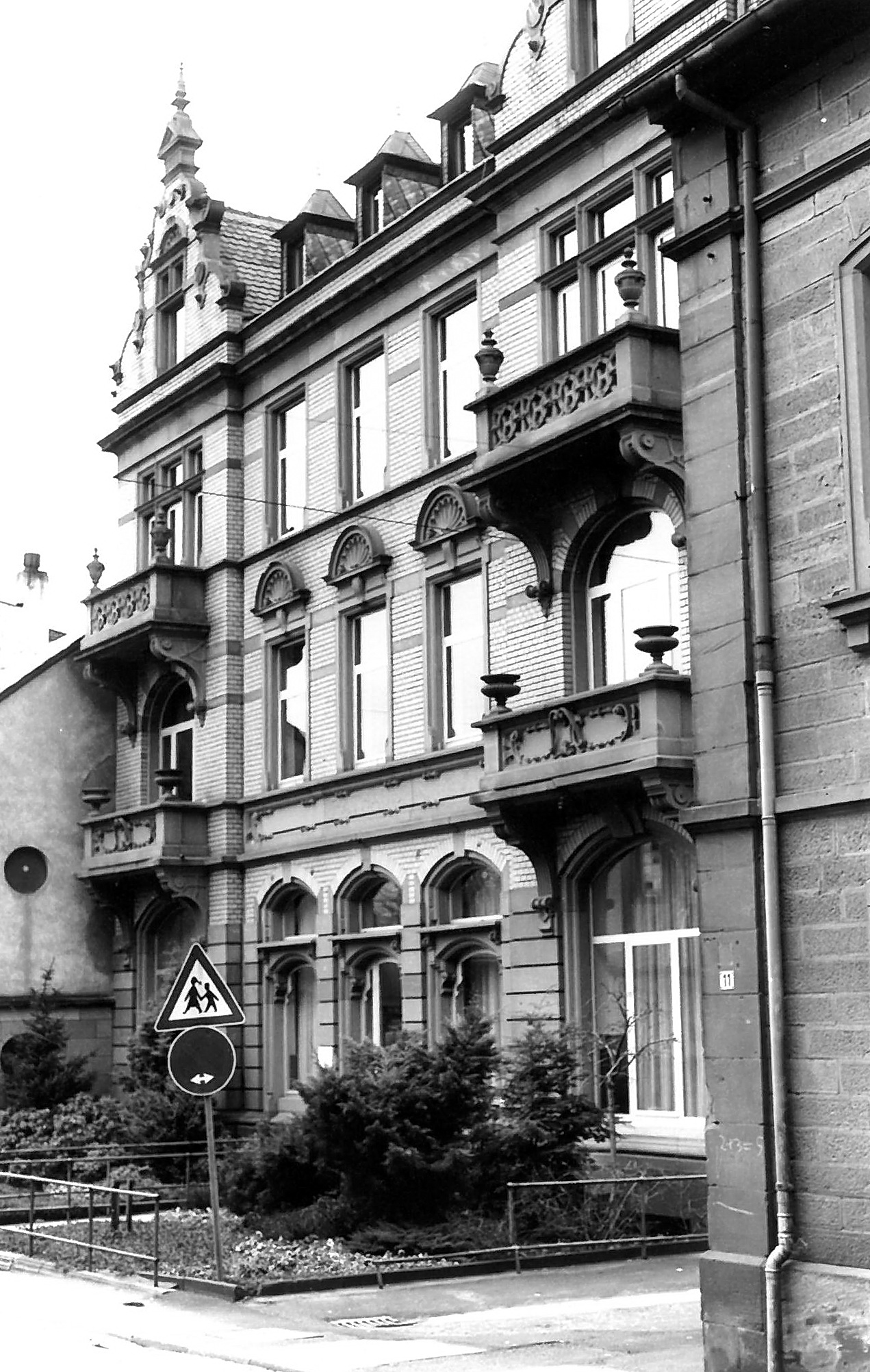 Das Rathaus in den 1970er Jahren