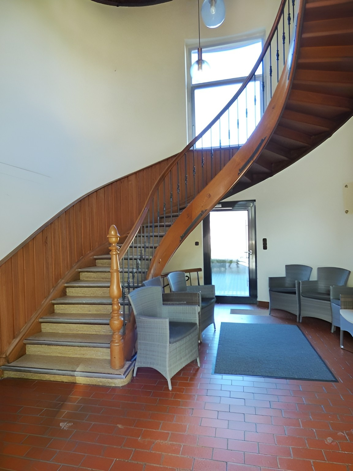 Aufgang zur Wendeltreppe