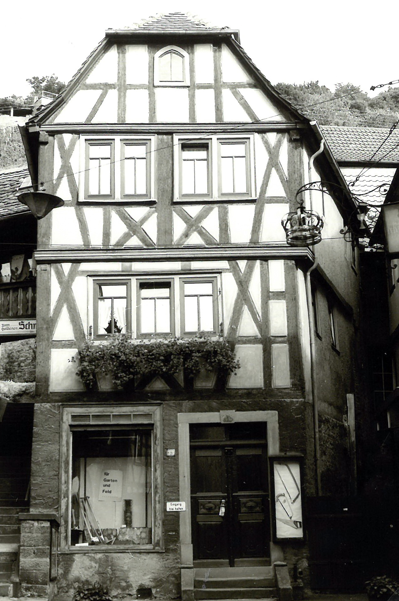 Das Gasthaus zum Schwert um 1975