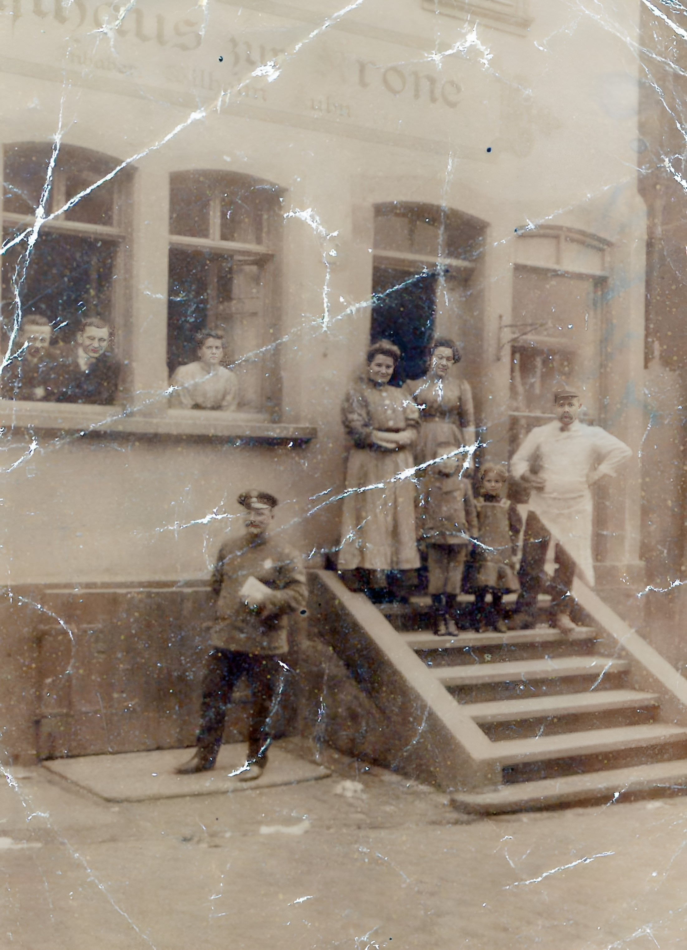 Gasthaus zur Krone um 1912