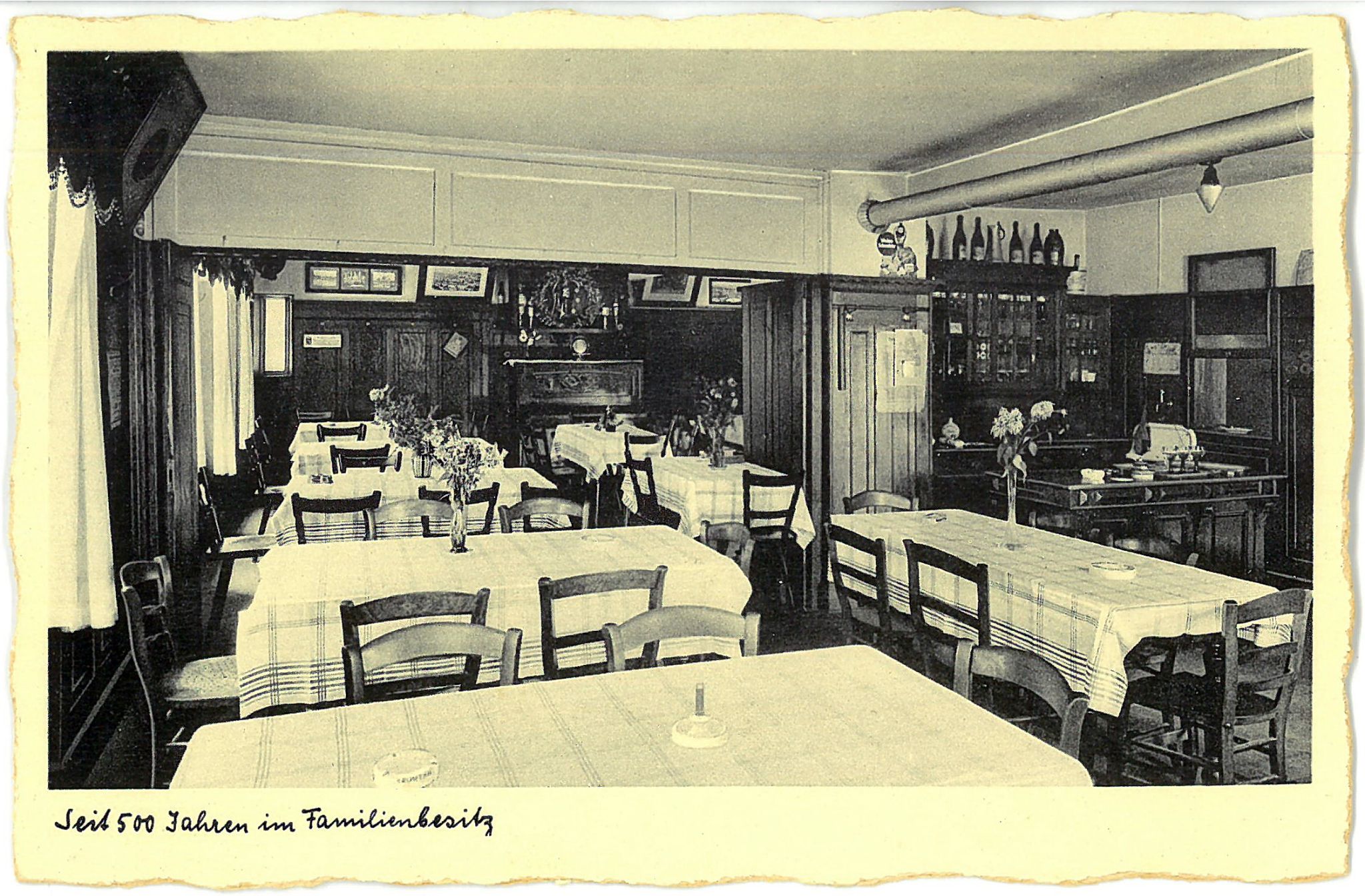 Innenansicht des Gasthauses "Zur Krone"