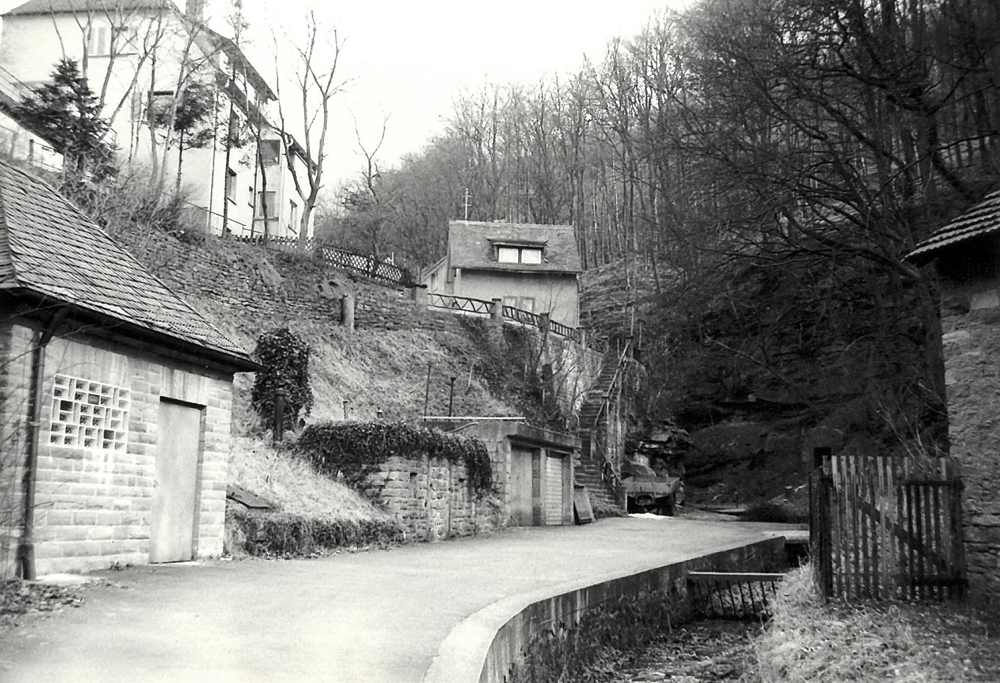 Ende des befahrbaren Teils der Schlucht