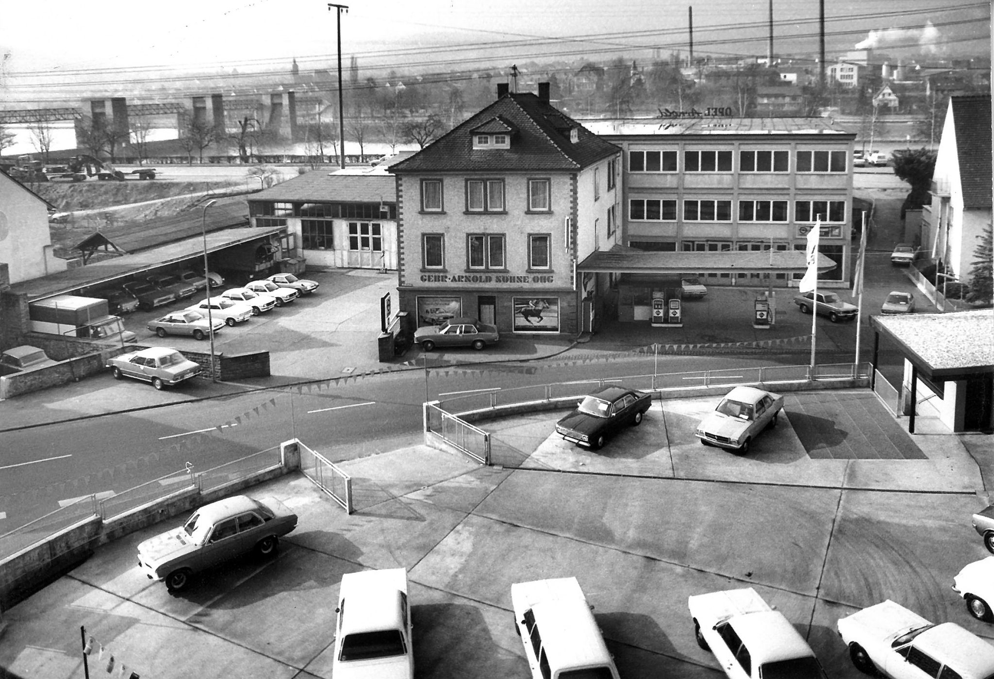 Das Autohaus Arnold um 1975
