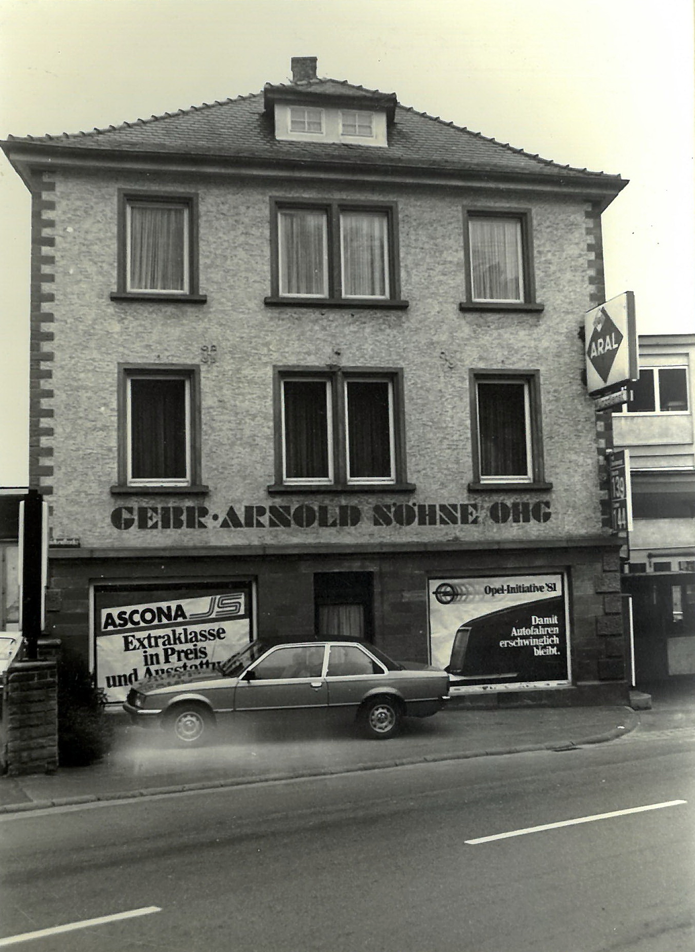 Das Stammhaus im Jahr 1978