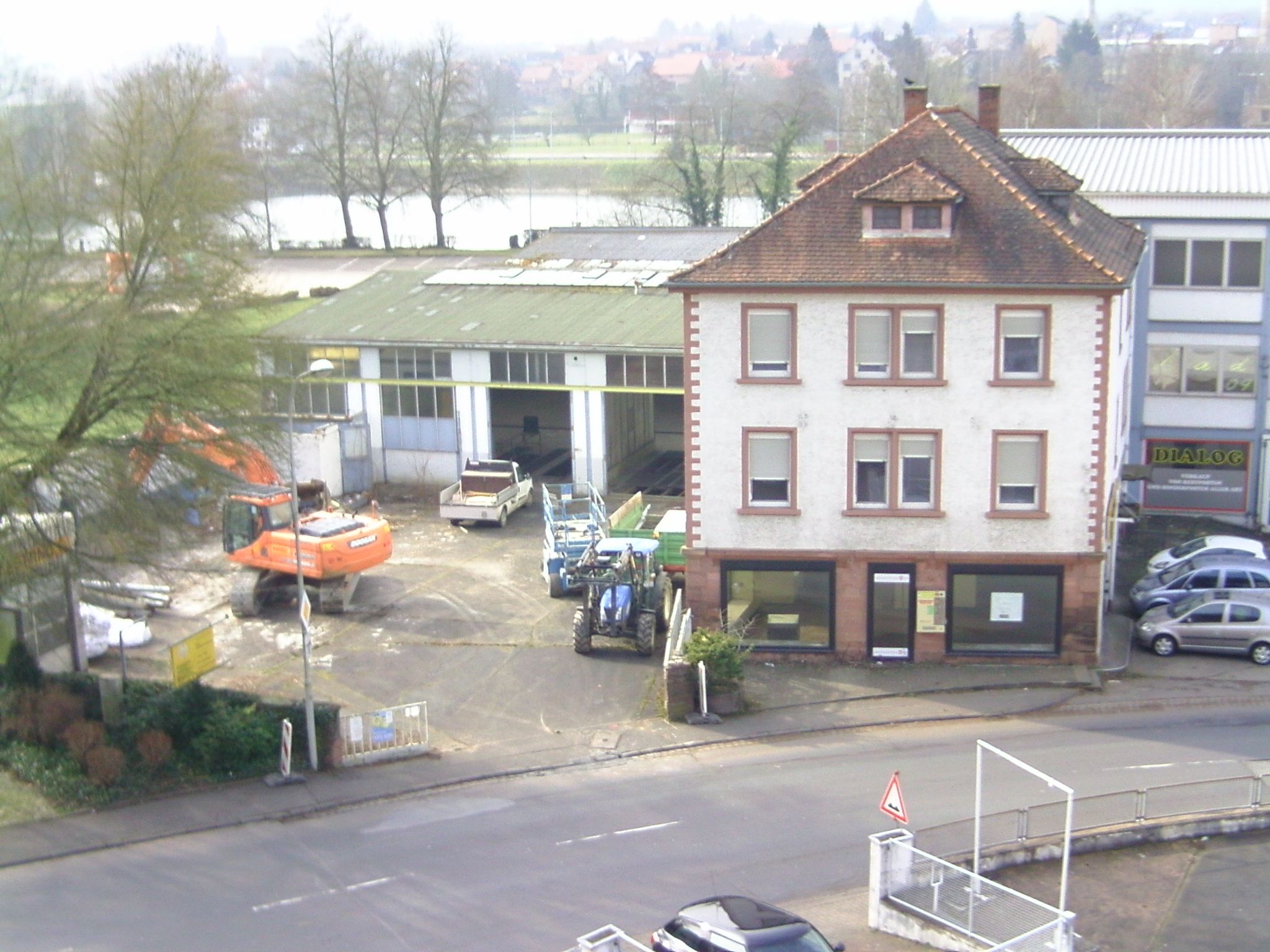 Beginn der Abrissarbeiten